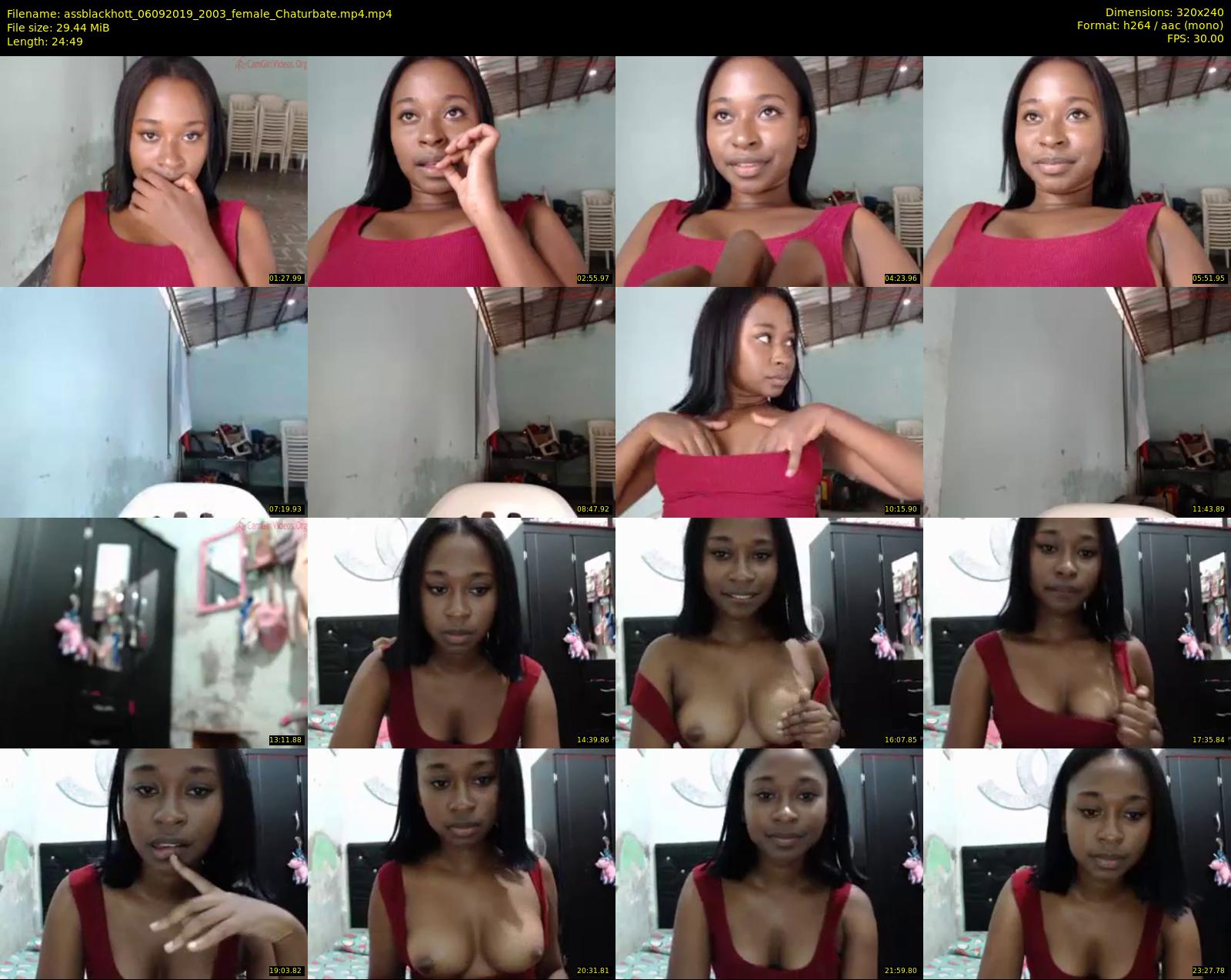 assblackhott — 25 minute Chaturbate female cam show recording, SD, Sep 6, 2019
