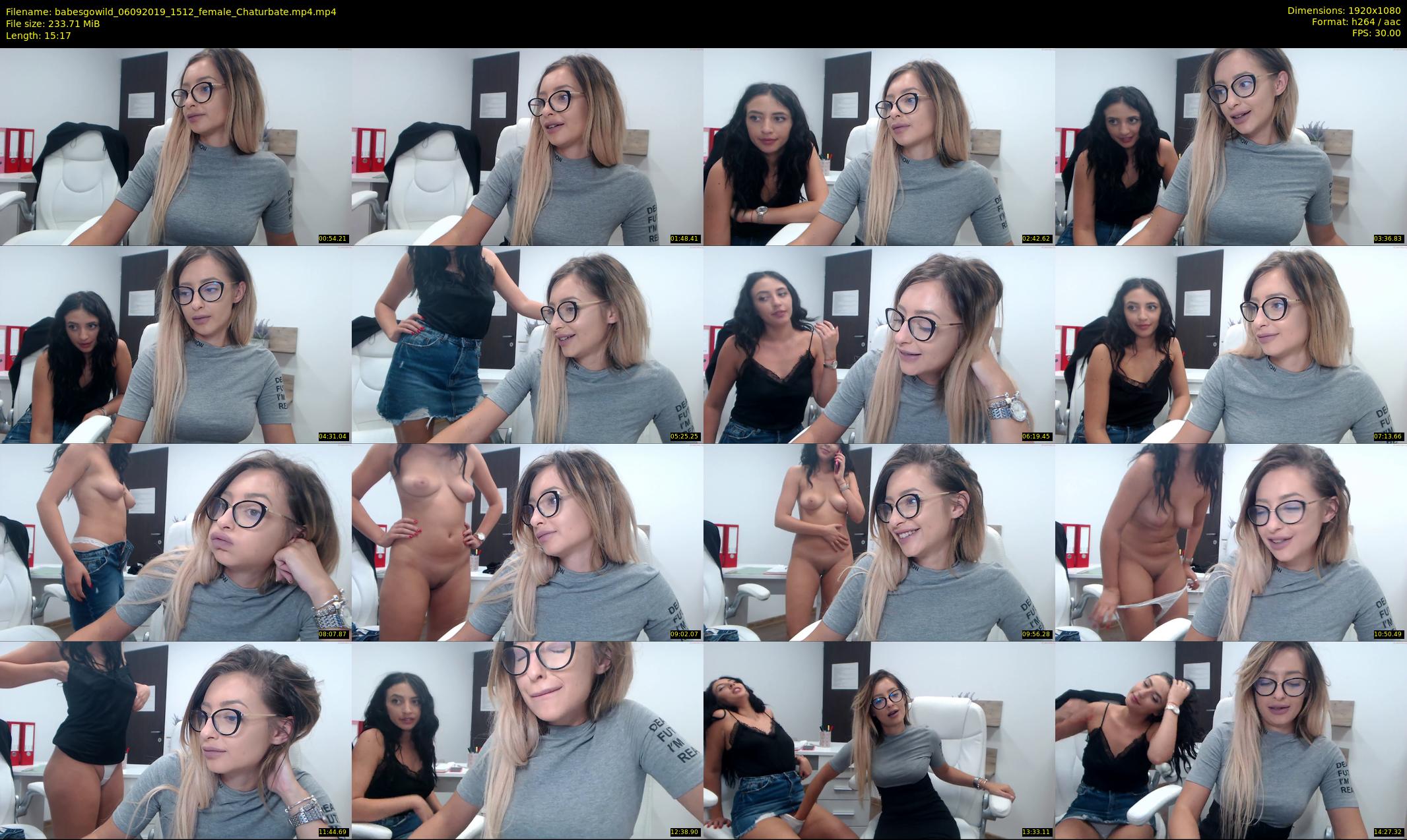 babesgowild — 16 minute Chaturbate couple cam show recording, 1080p, Sep 6, 2019