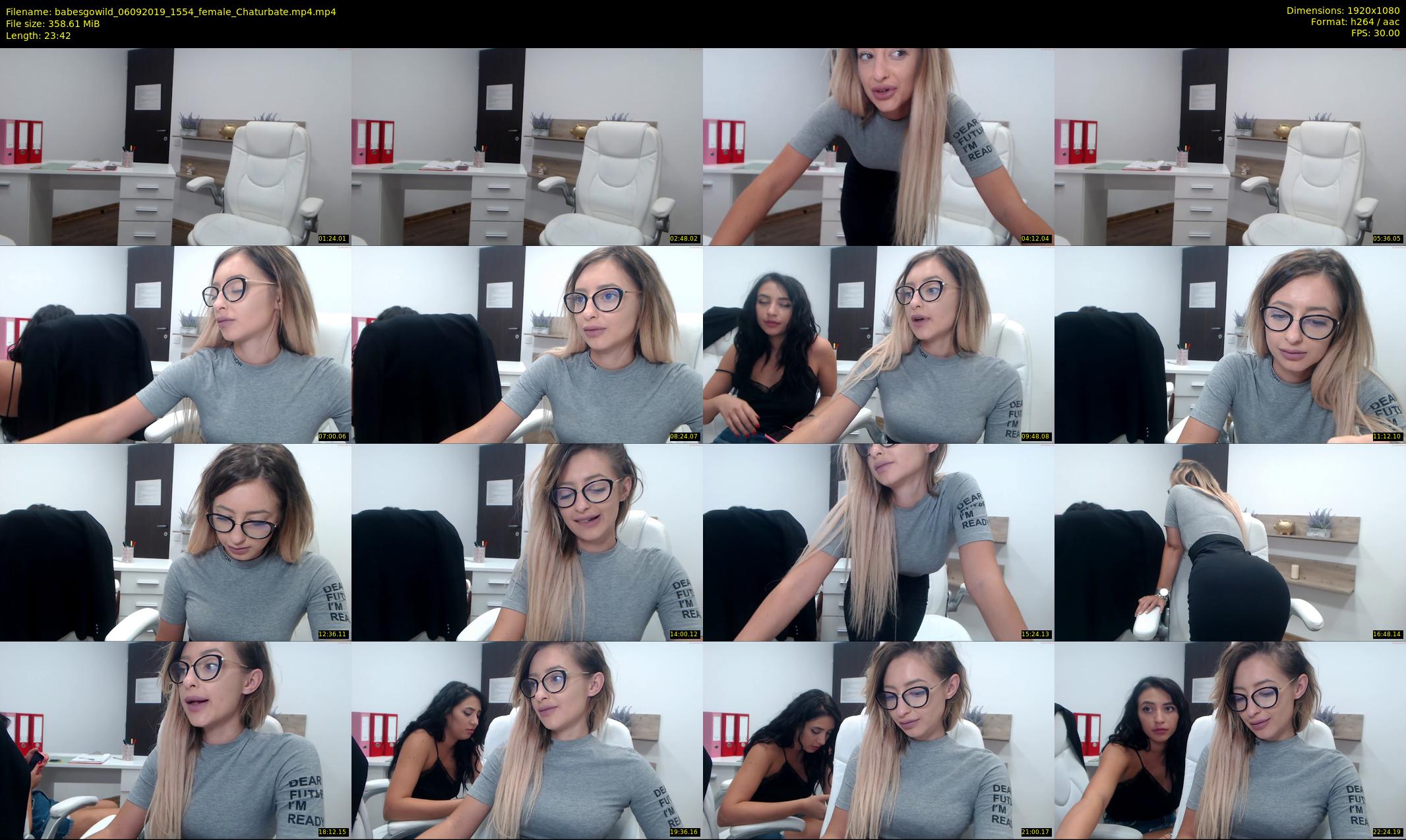 babesgowild — 24 minute Chaturbate couple cam show recording, 1080p, Sep 6, 2019