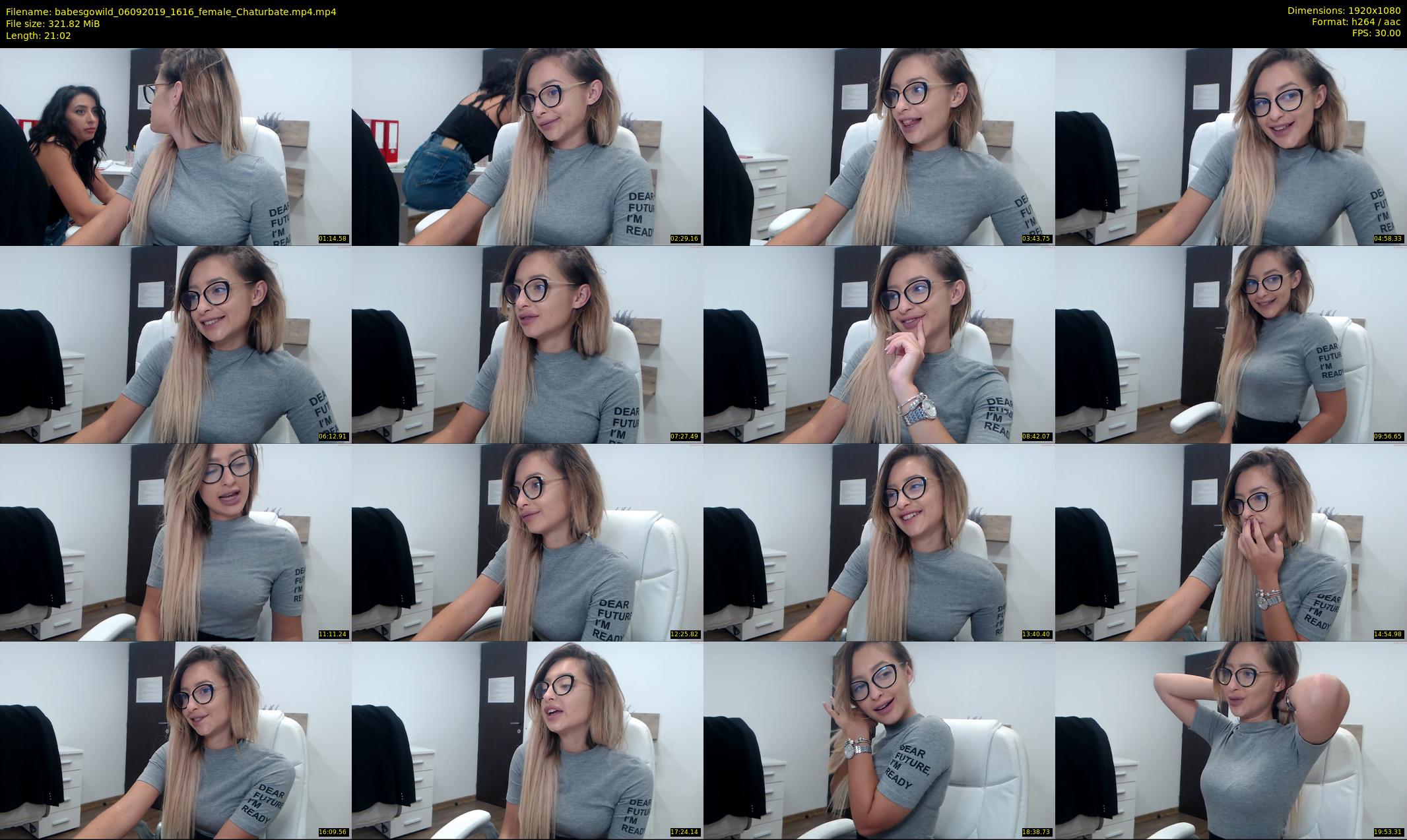 babesgowild — 22 minute Chaturbate couple cam show recording, 1080p, Sep 6, 2019