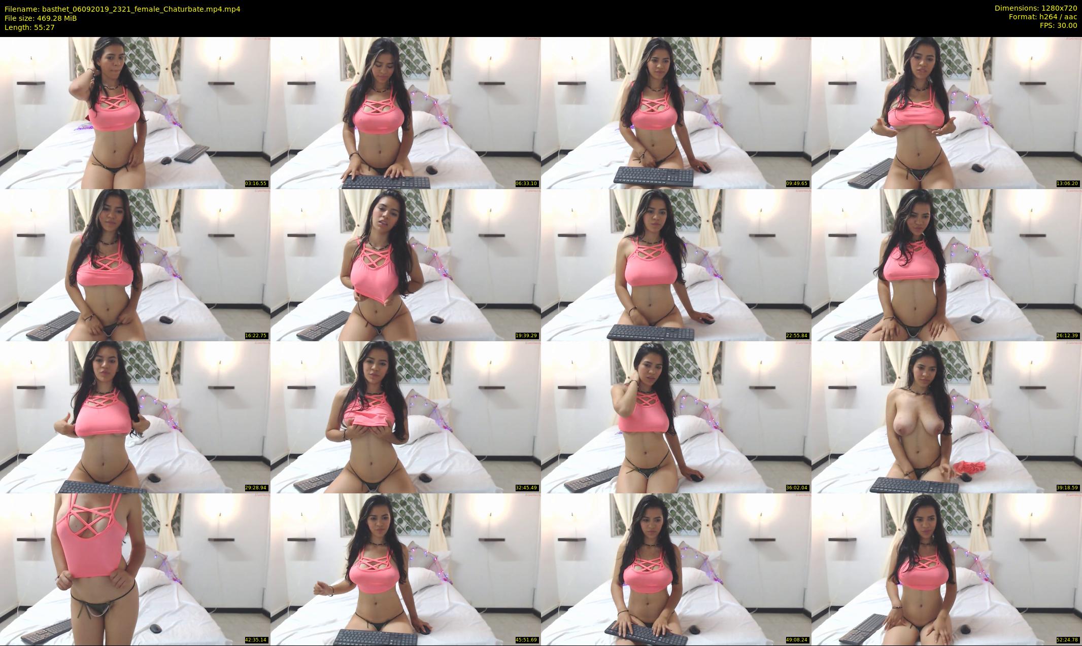 basthet — 56 minute Chaturbate female cam show recording, 720p, Sep 6, 2019