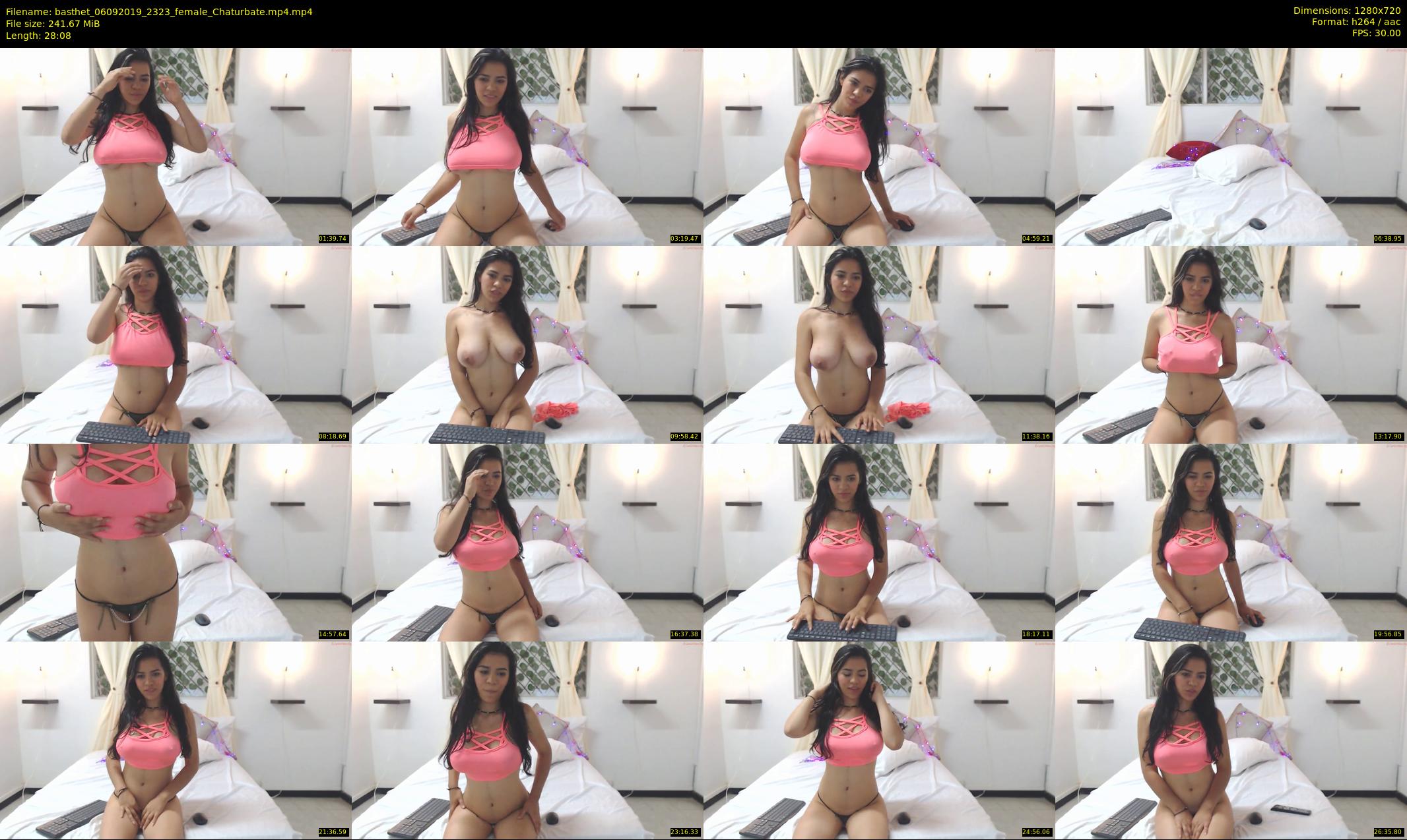 basthet — 29 minute Chaturbate female cam show recording, 720p, Sep 6, 2019