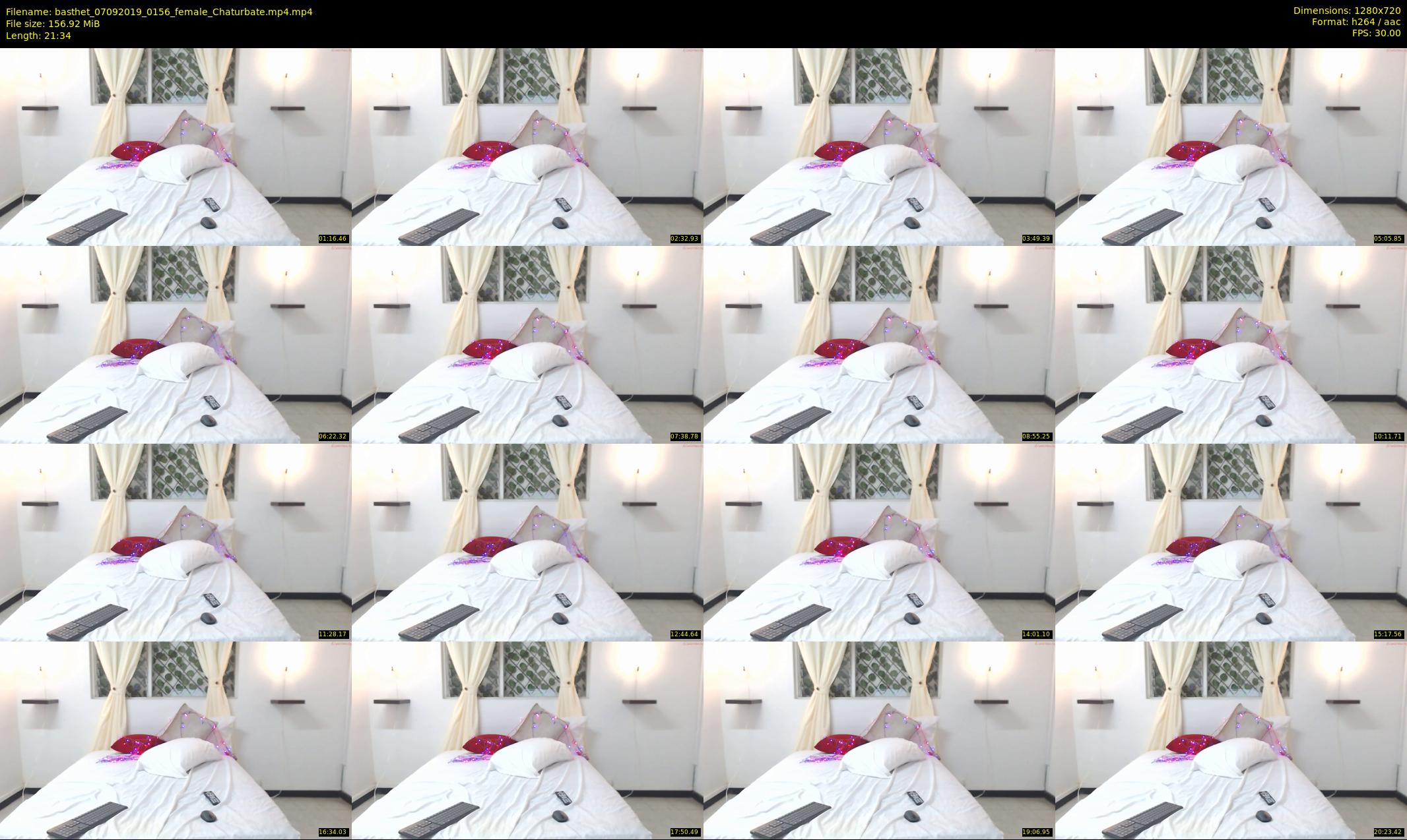 basthet — 22 minute Chaturbate female cam show recording, 720p, Sep 7, 2019