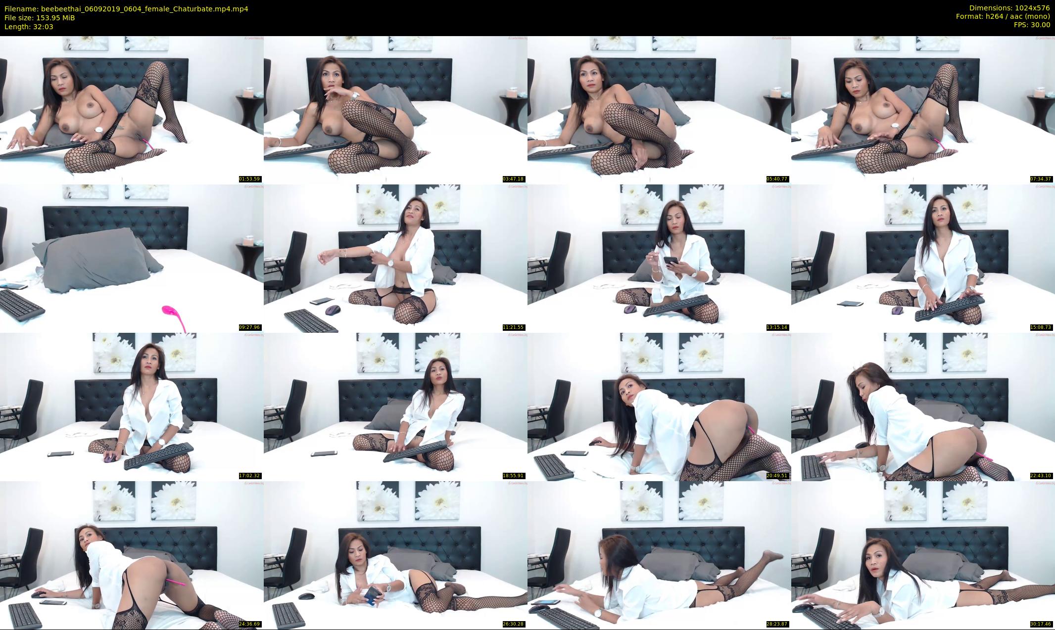 beebeethai — 33 minute Chaturbate female cam show recording, 480p, Sep 6, 2019