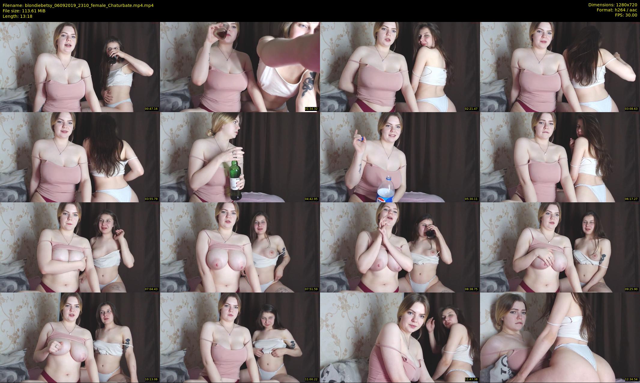 blondiebetsy — 14 minute Chaturbate female cam show recording, 720p, Sep 6, 2019