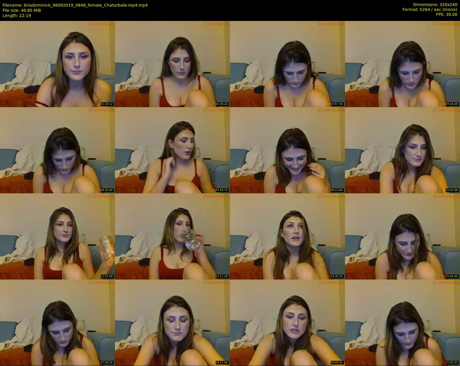 briadominick — 23 minute Chaturbate couple cam show recording, SD, Sep 6, 2019