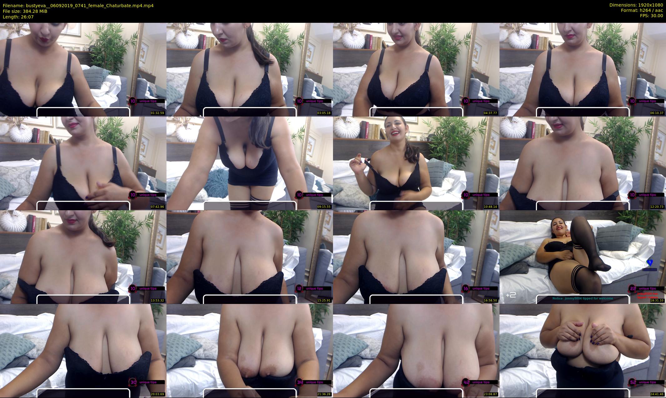 bustyeva_ — 27 minute Chaturbate female cam show recording, 1080p, Sep 6, 2019