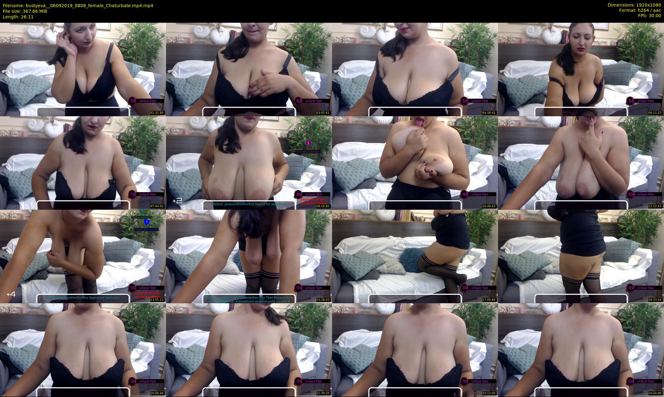 bustyeva_ — 27 minute Chaturbate female cam show recording, 1080p, Sep 6, 2019