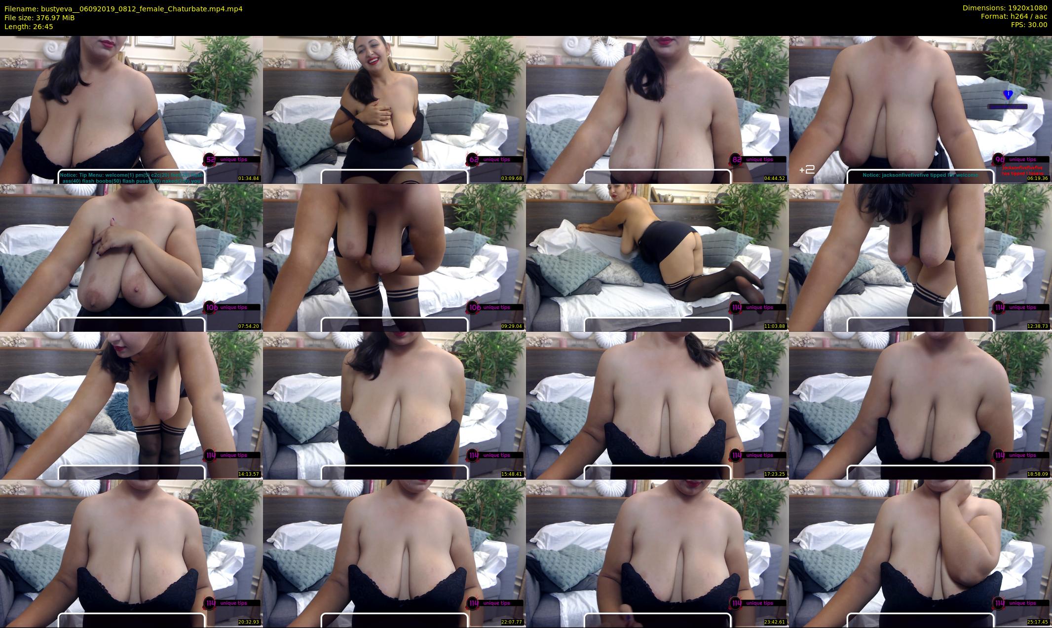 bustyeva_ — 27 minute Chaturbate female cam show recording, 1080p, Sep 6, 2019