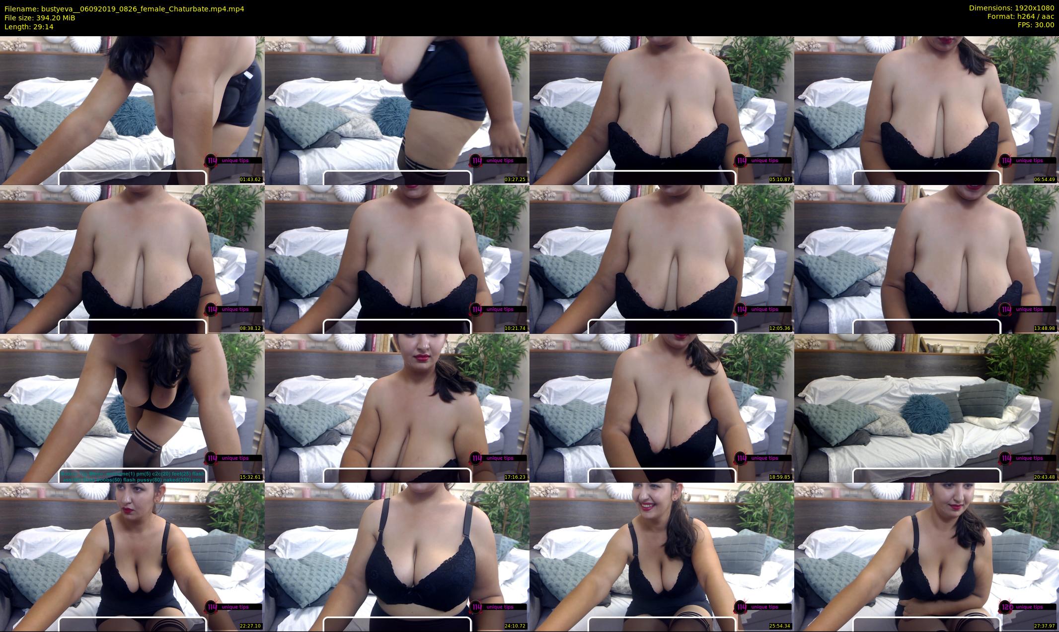 bustyeva_ — 30 minute Chaturbate female cam show recording, 1080p, Sep 6, 2019