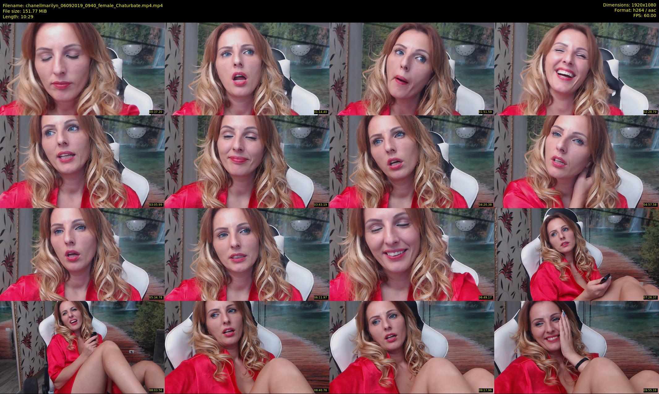 chanellmarilyn — 11 minute Chaturbate female cam show recording, 1080p, Sep 6, 2019