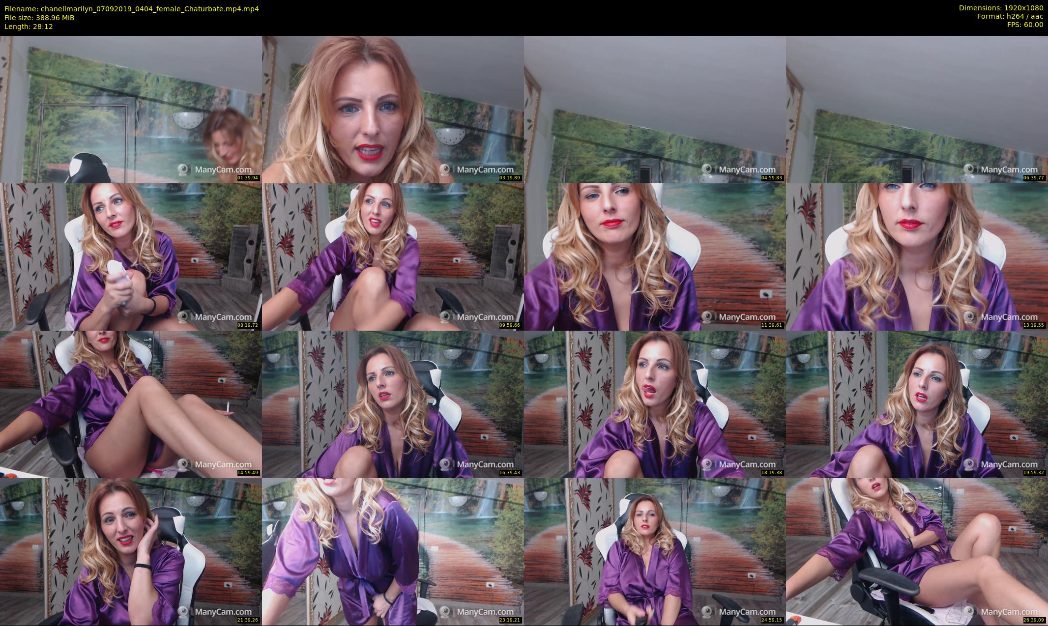chanellmarilyn — 29 minute Chaturbate female cam show recording, 1080p, Sep 7, 2019