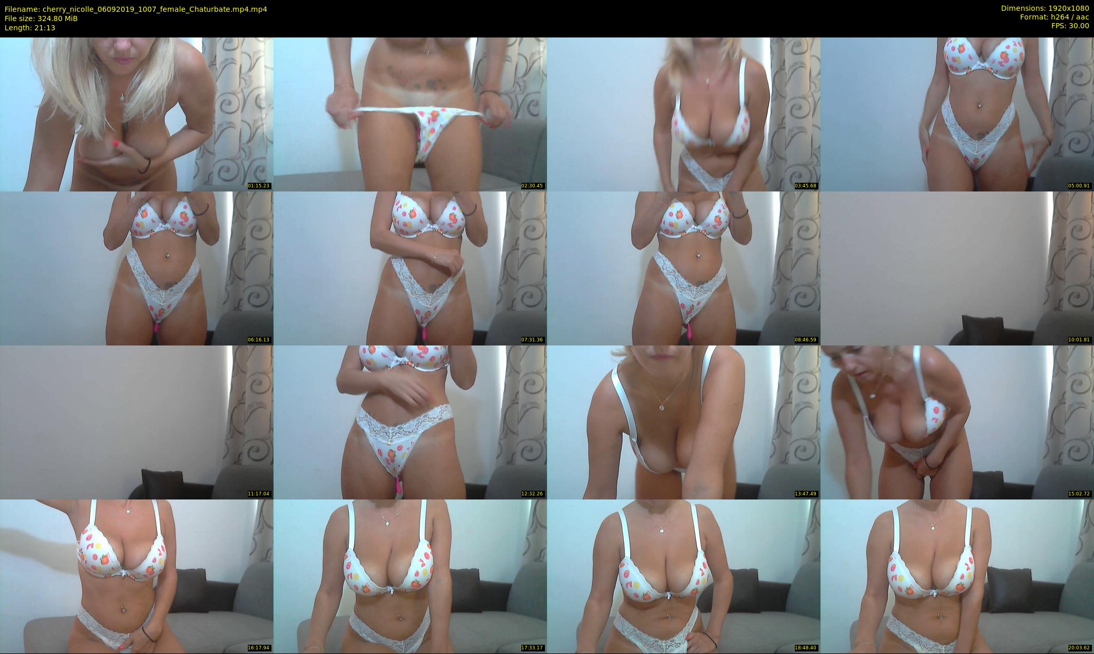 cherry_nicolle — 22 minute Chaturbate female cam show recording, 1080p, Sep 6, 2019