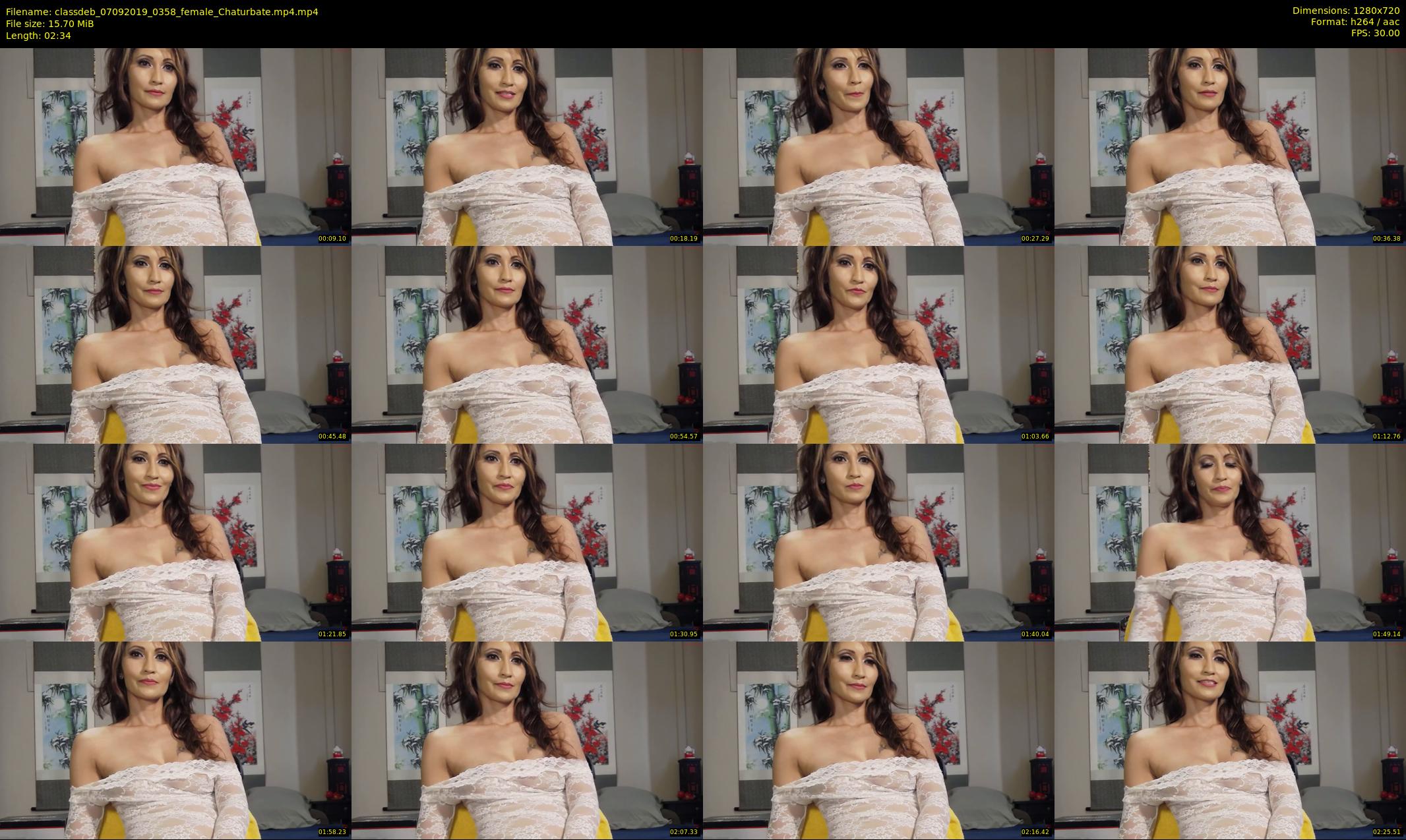 classdeb — 3 minute Chaturbate female cam show recording, 720p, Sep 7, 2019