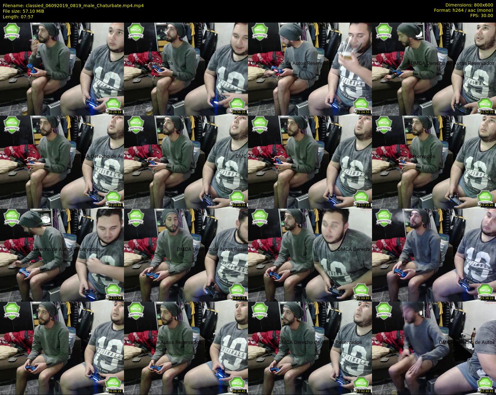 classied — 8 minute Chaturbate male cam show recording, 480p, Sep 6, 2019