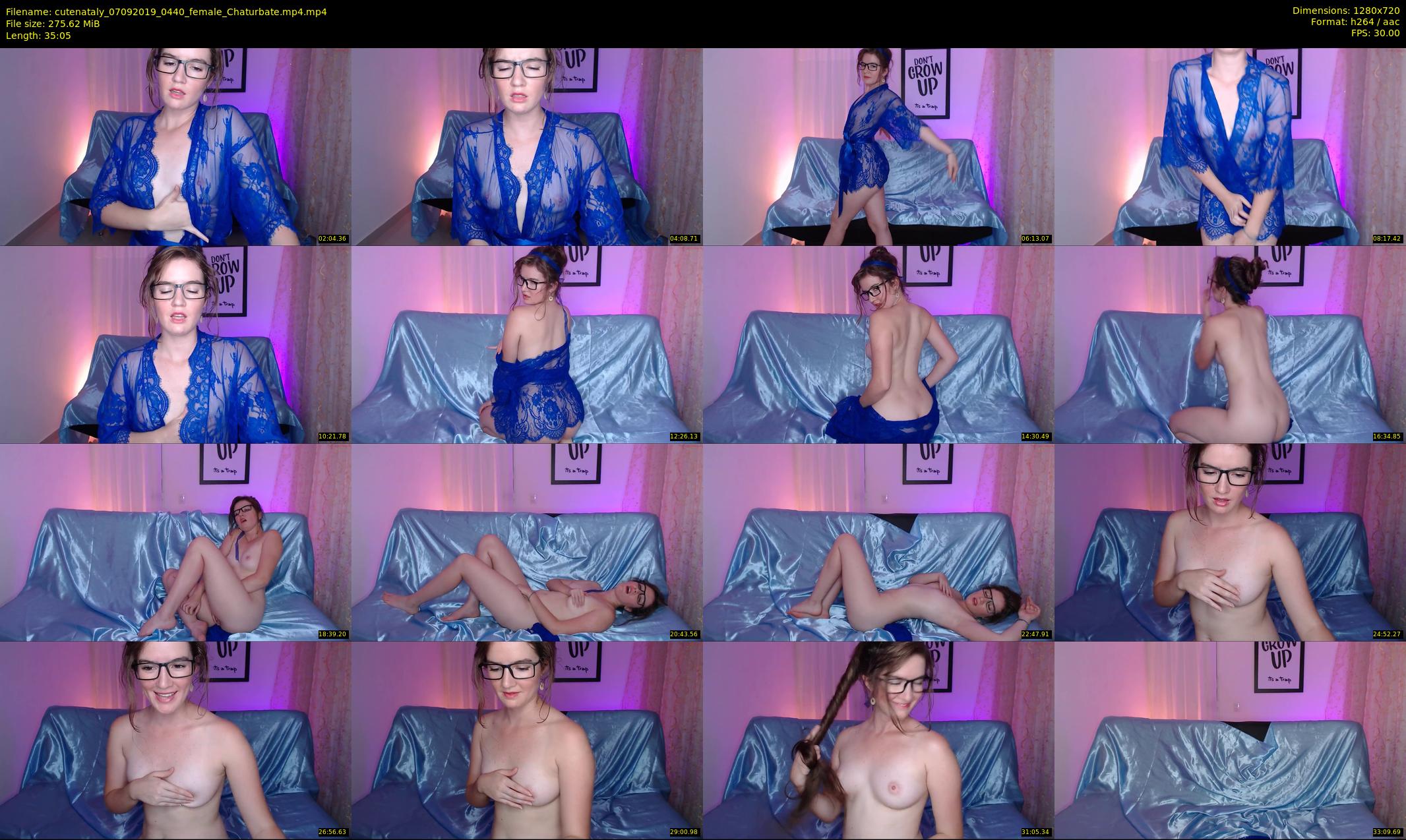cutenataly — 36 minute Chaturbate female cam show recording, 720p, Sep 7, 2019