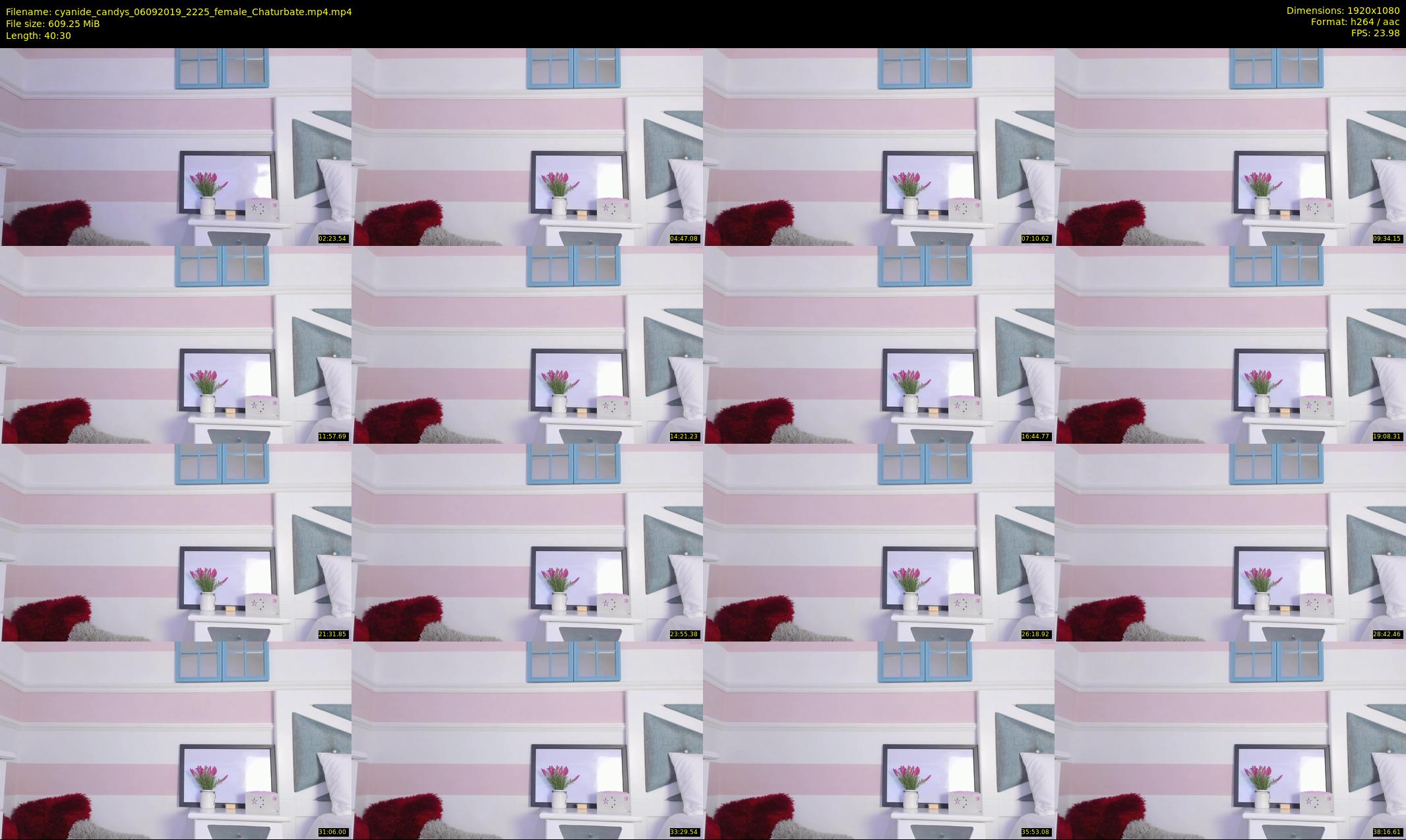 cyanide_candys — 41 minute Chaturbate female cam show recording, 1080p, Sep 6, 2019