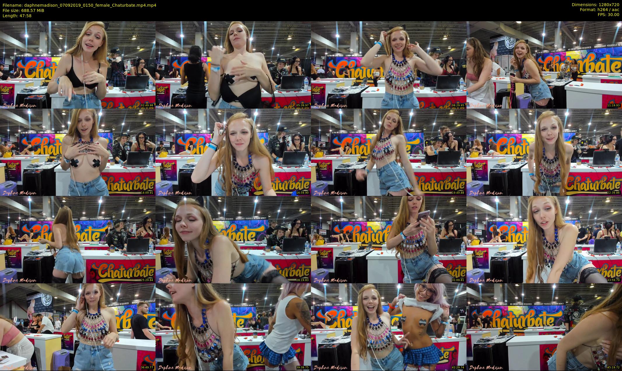 daphnemadison — 48 minute Chaturbate couple cam show recording, 720p, Sep 7, 2019
