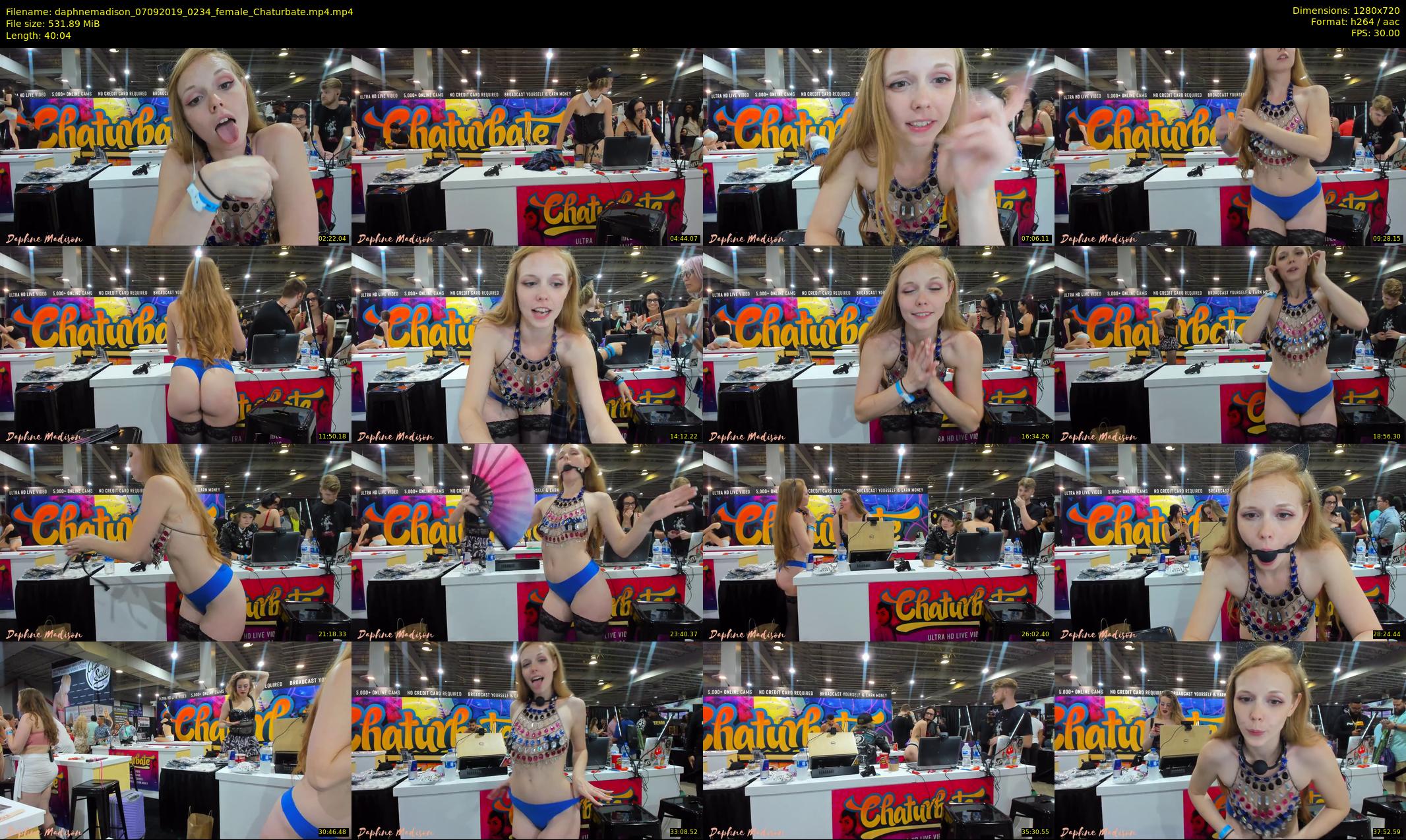 daphnemadison — 41 minute Chaturbate couple cam show recording, 720p, Sep 7, 2019