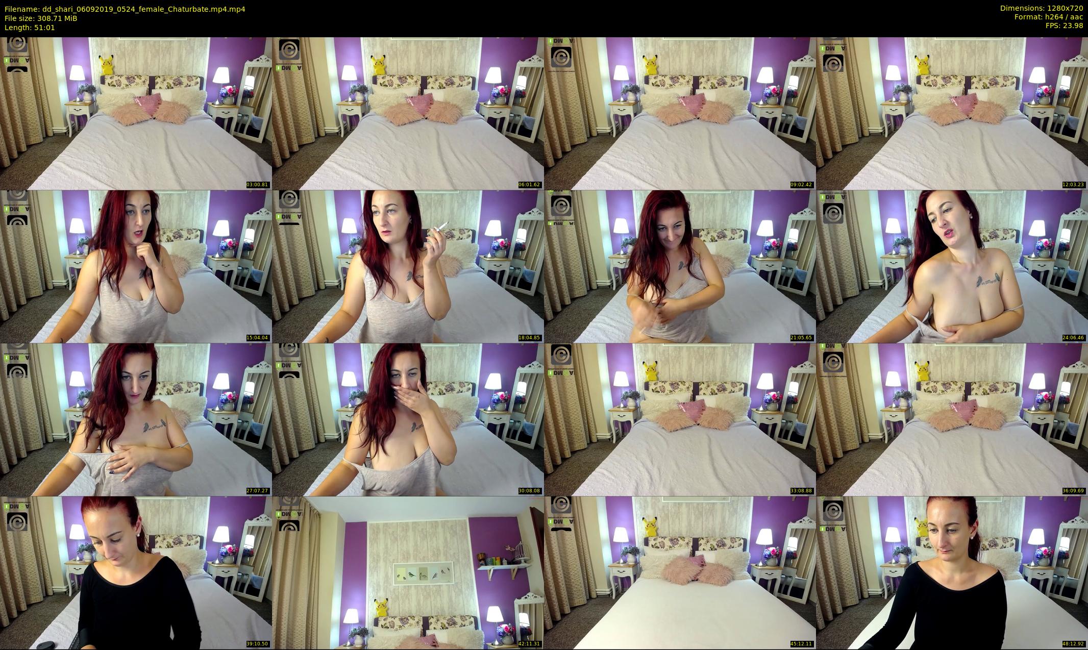 dd_shari — 52 minute Chaturbate female cam show recording, 720p, Sep 6, 2019