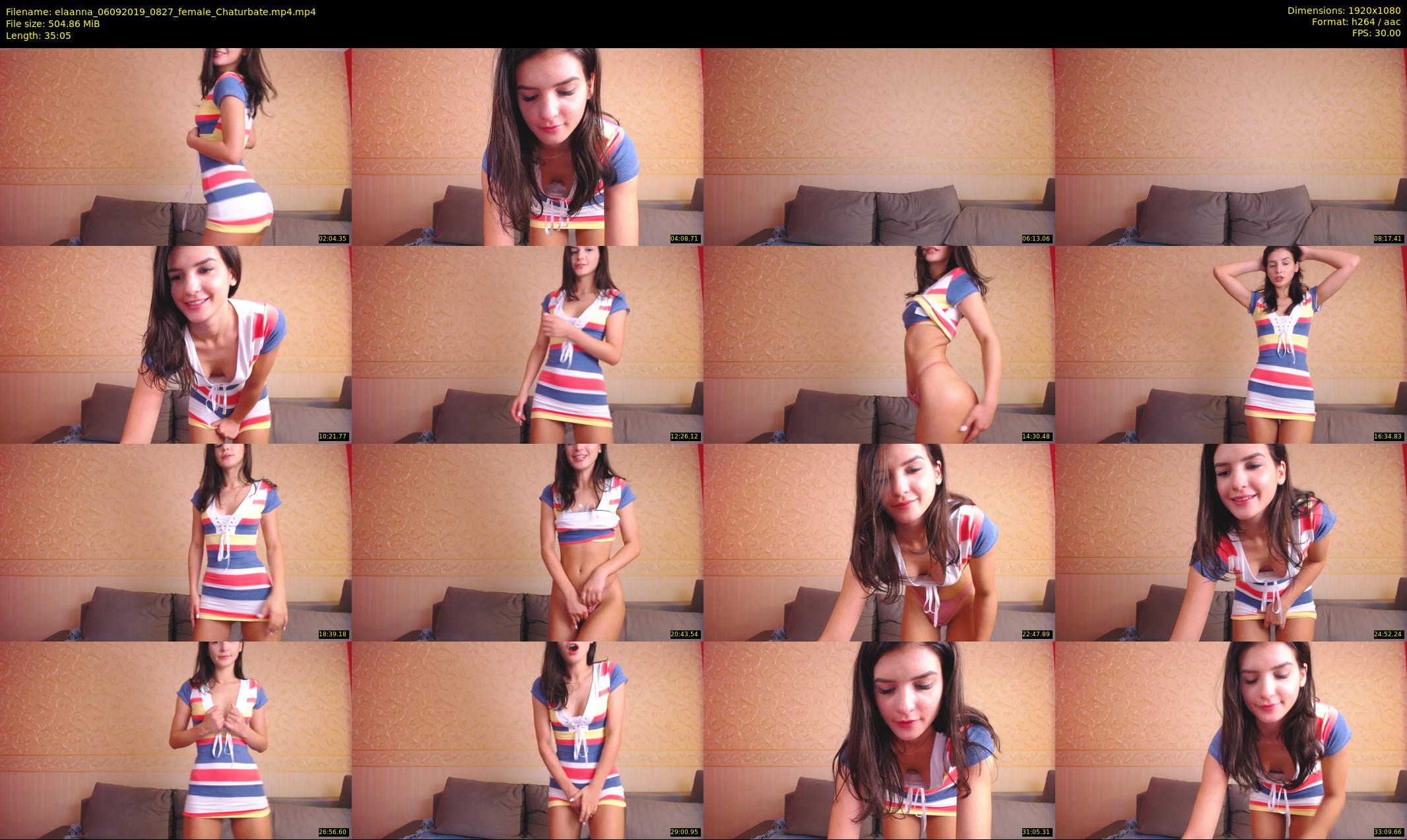 elaanna — 36 minute Chaturbate female cam show recording, 1080p, Sep 6, 2019