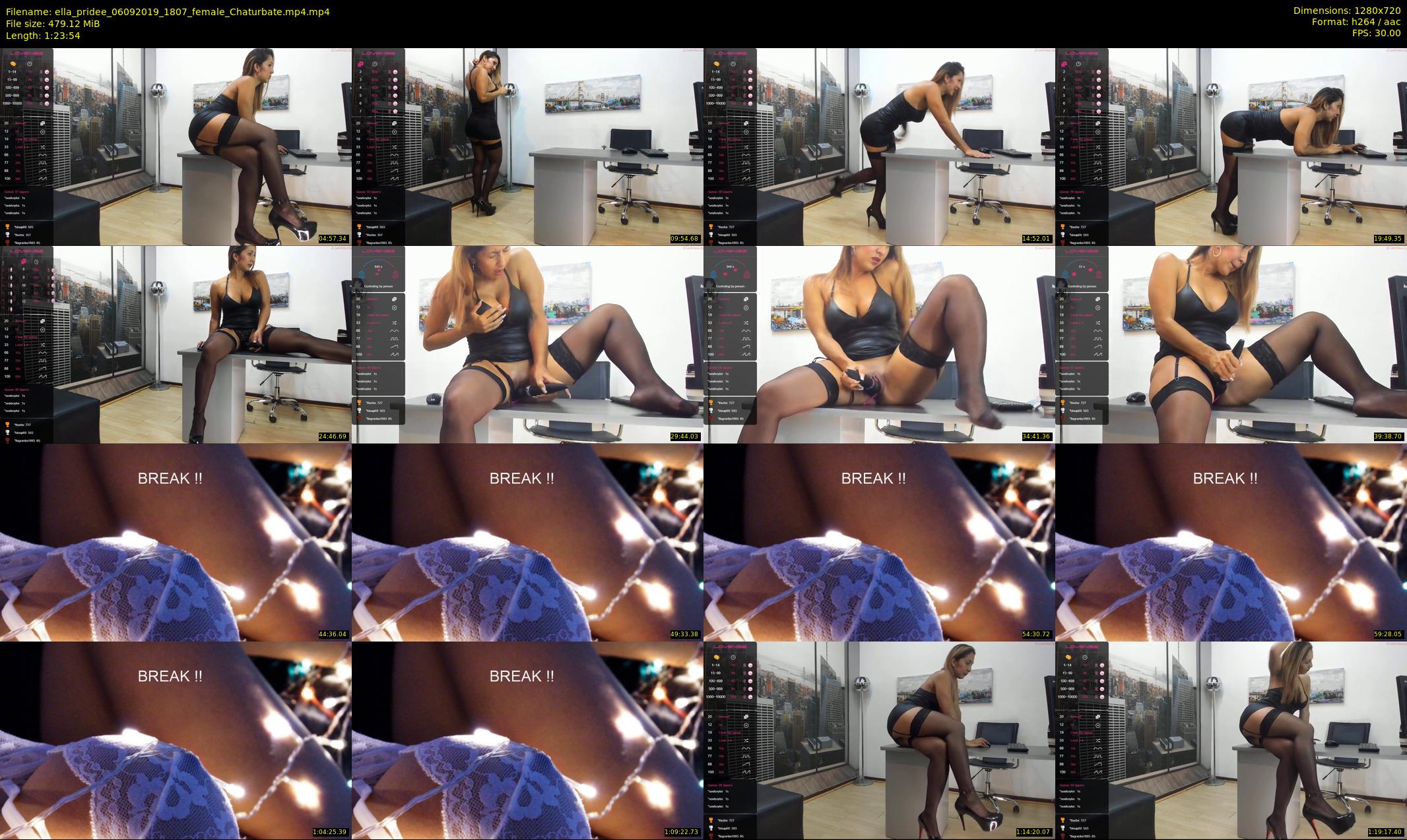 ella_pridee — 84 minute Chaturbate female cam show recording, 720p, Sep 6, 2019