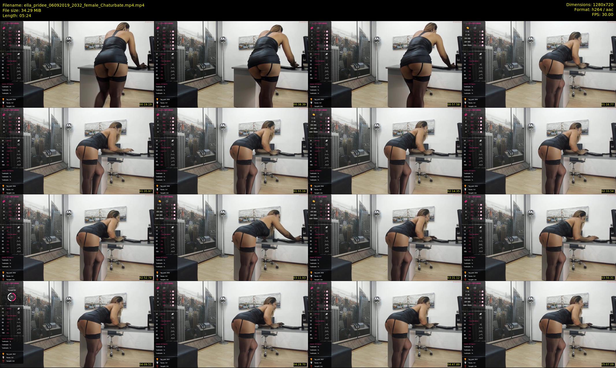ella_pridee — 6 minute Chaturbate female cam show recording, 720p, Sep 6, 2019