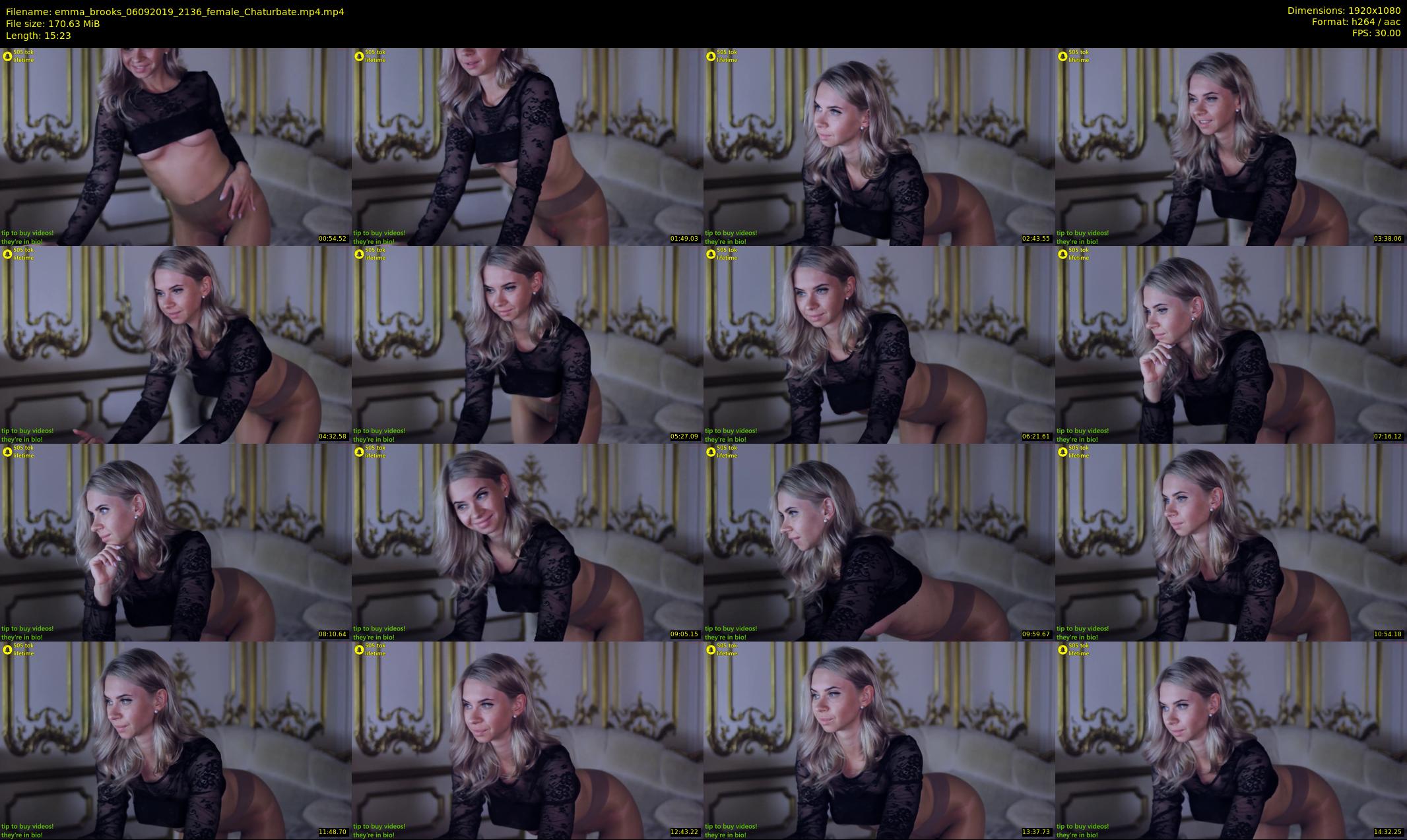 emma_brooks — 16 minute Chaturbate female cam show recording, 1080p, Sep 6, 2019