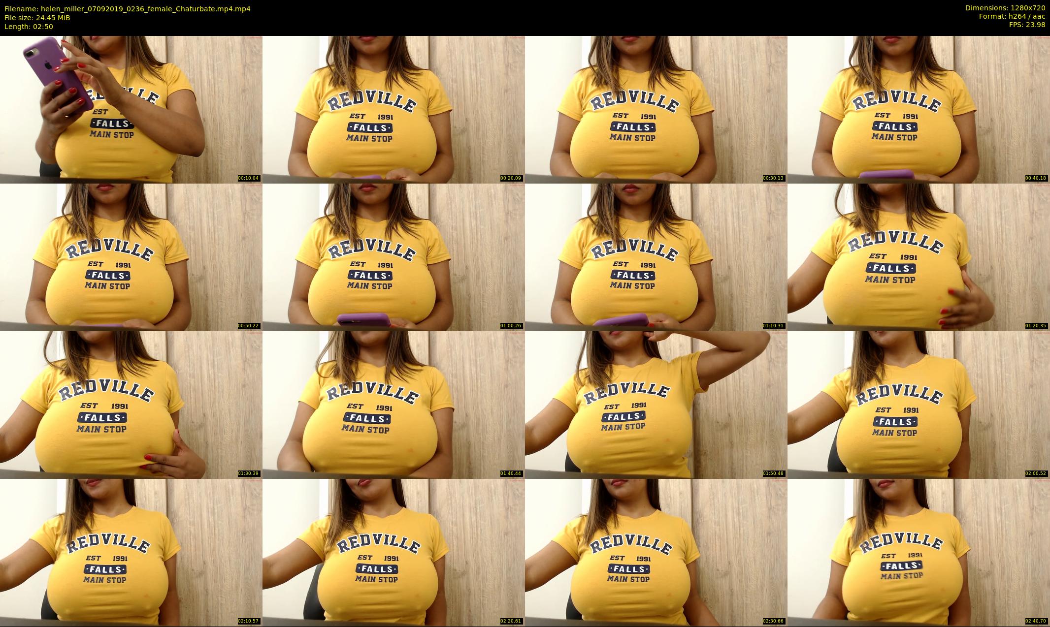 helen_miller — 3 minute Chaturbate female cam show recording, 720p, Sep 7, 2019