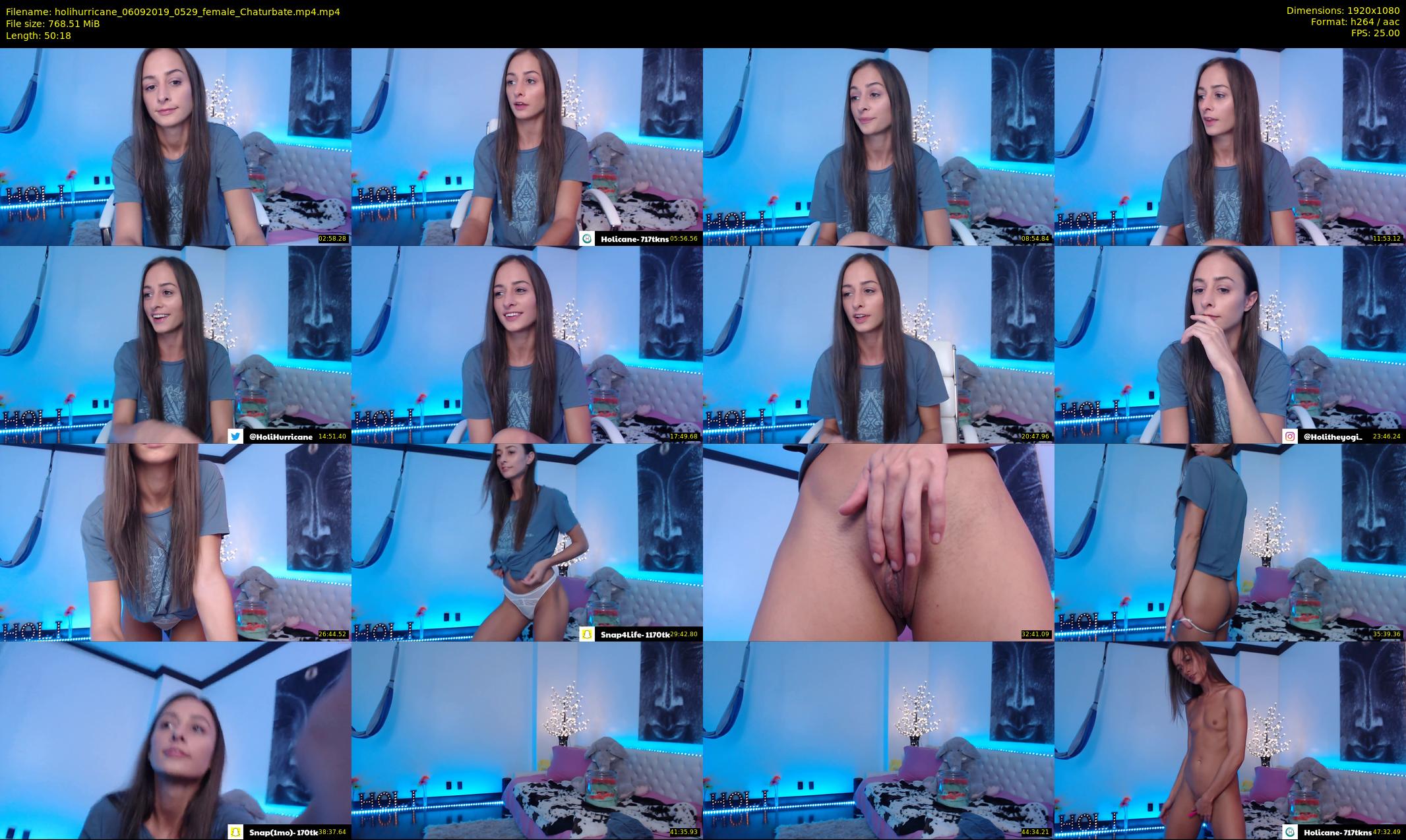 holihurricane — 51 minute Chaturbate female cam show recording, 1080p, Sep 6, 2019