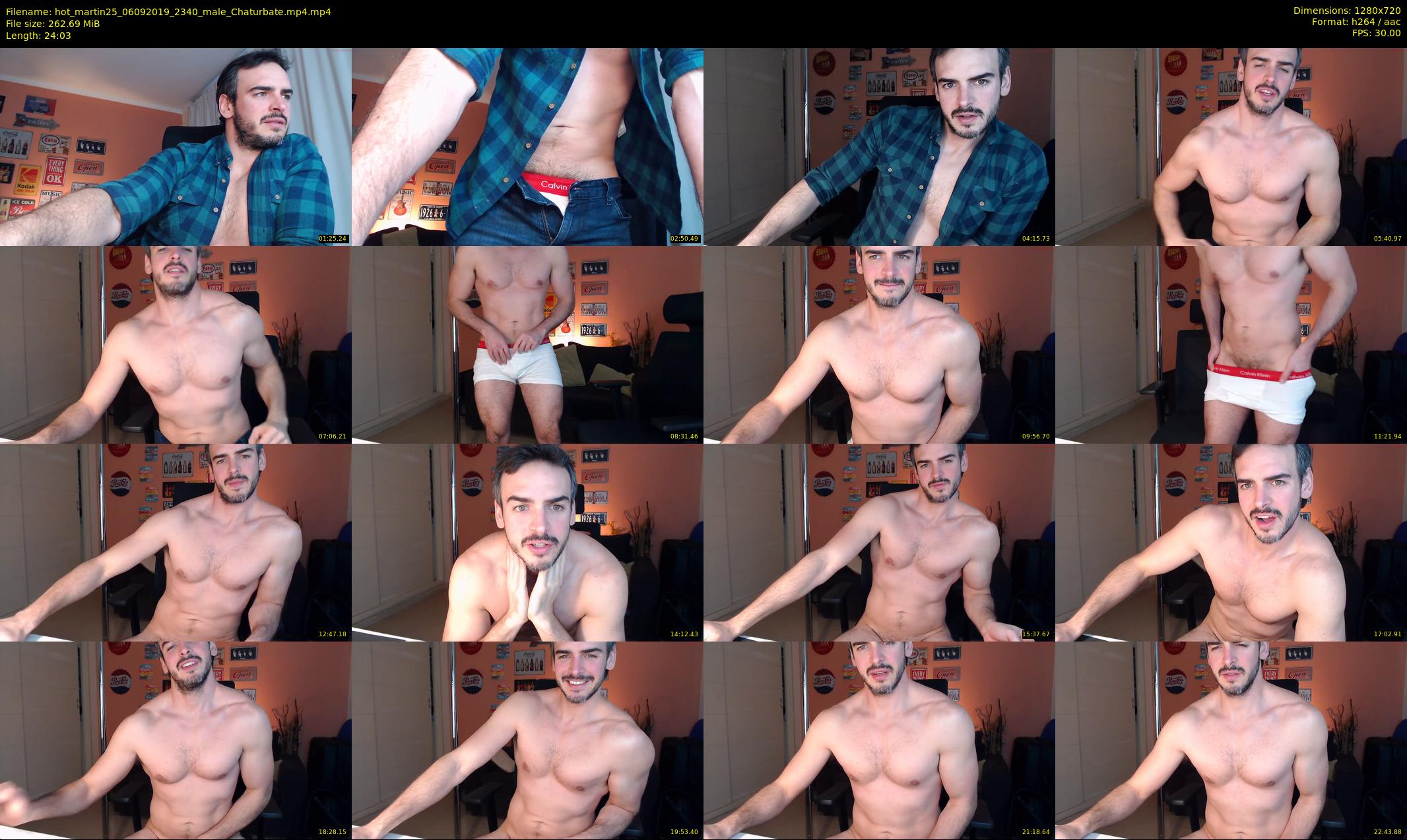 hot_martin25 — 25 minute Chaturbate male cam show recording, 720p, Sep 6, 2019