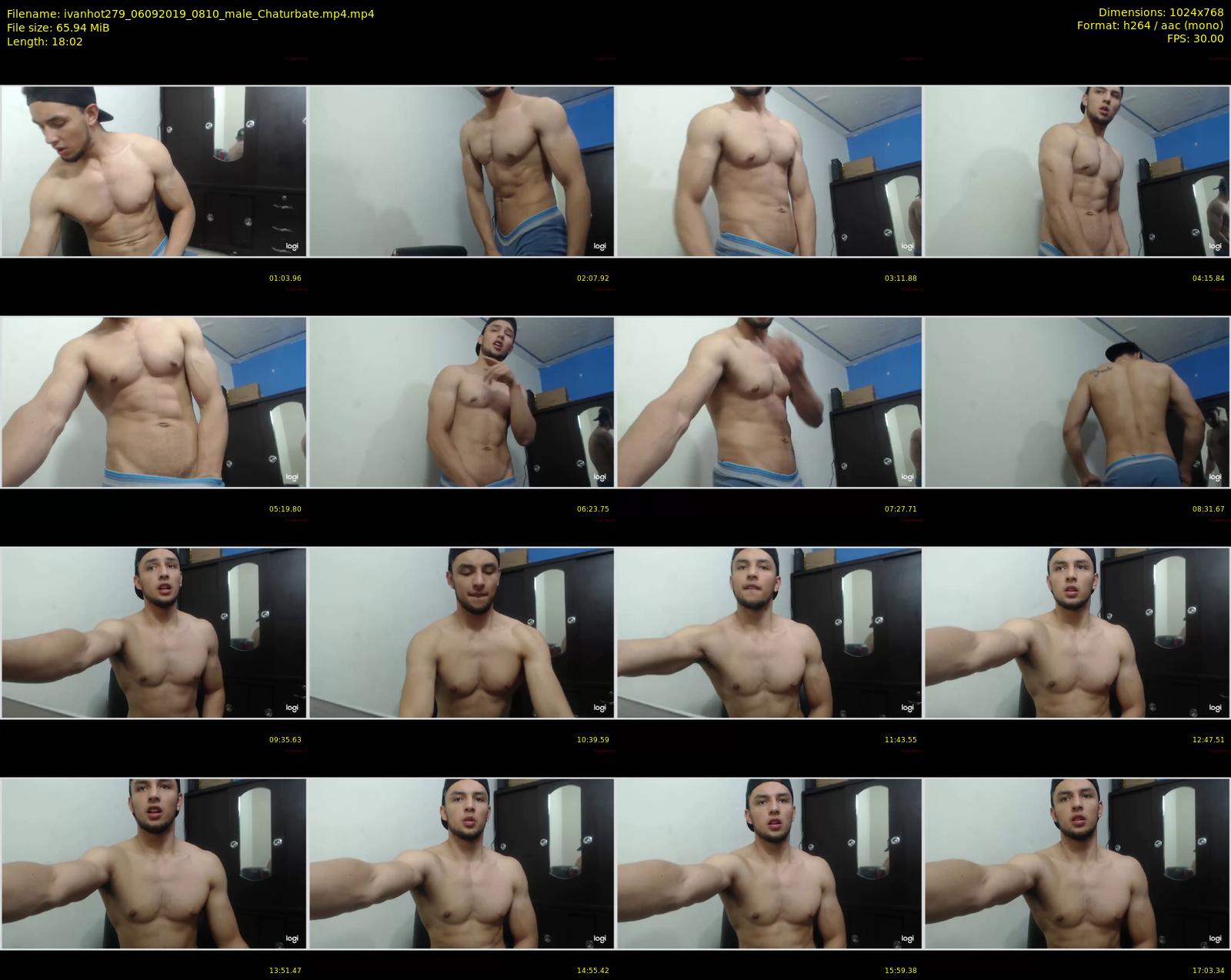 ivanhot279 — 19 minute Chaturbate male cam show recording, 720p, Sep 6, 2019