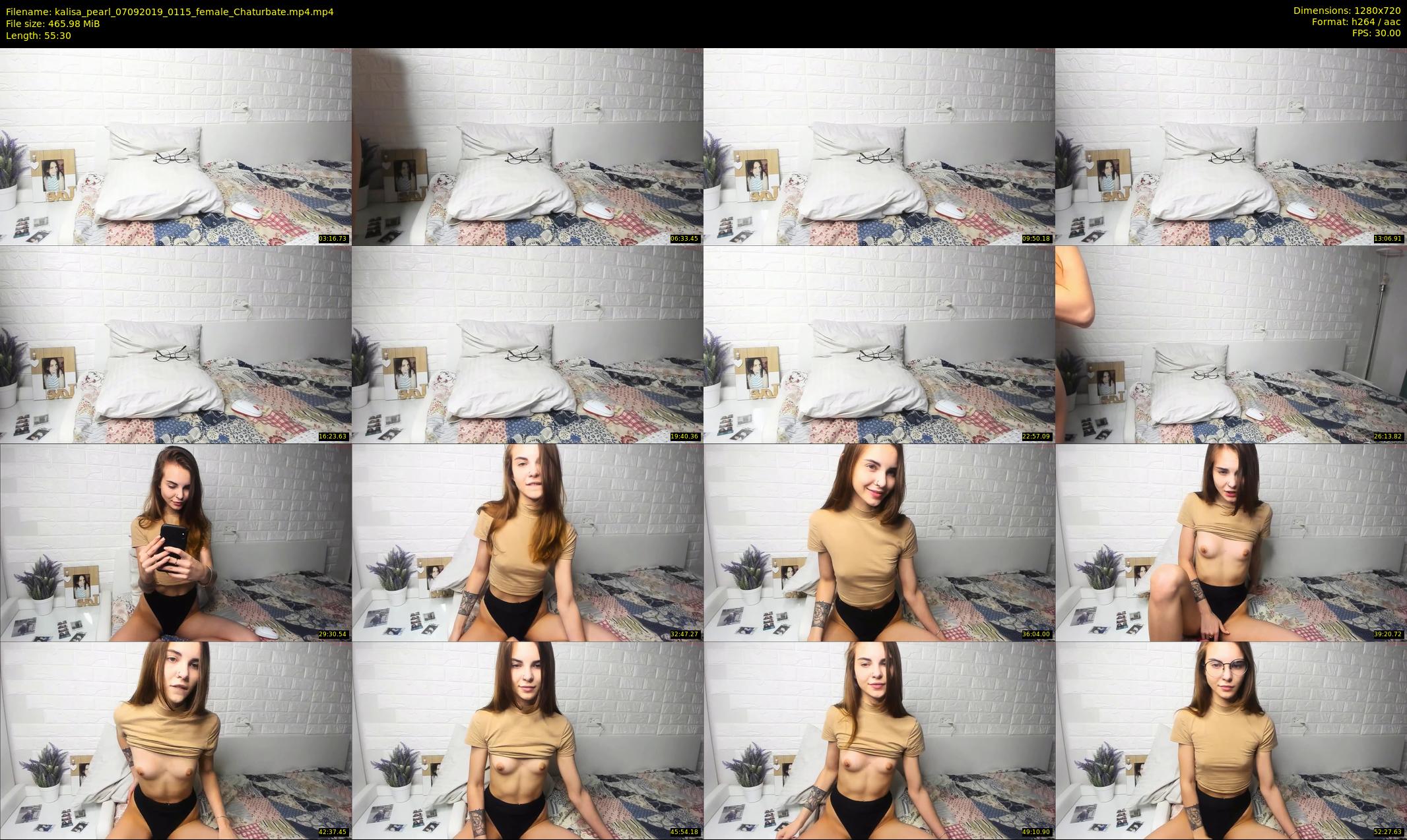kalisa_pearl — 56 minute Chaturbate female cam show recording, 720p, Sep 7, 2019