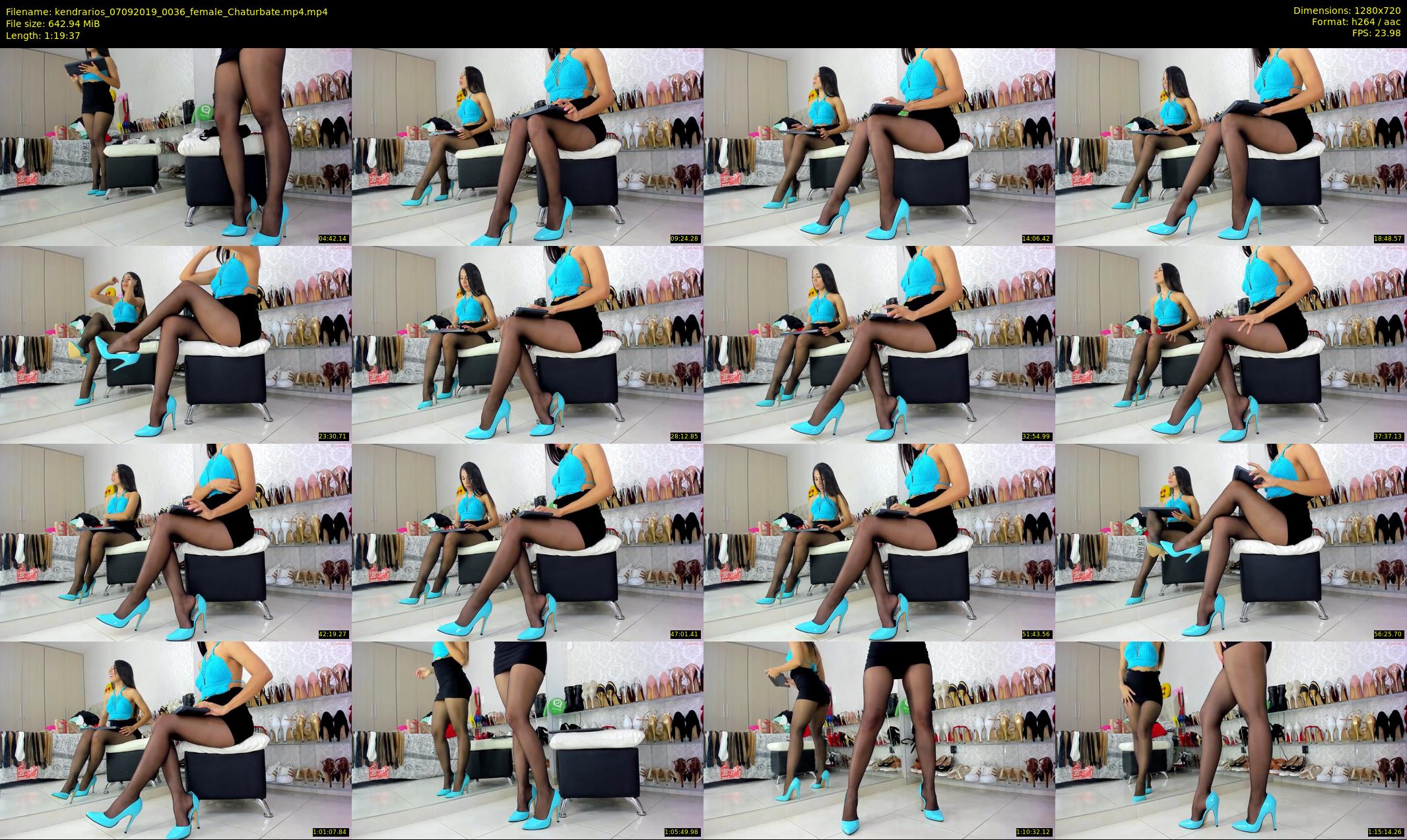 kendrarios — 80 minute Chaturbate female cam show recording, 720p, Sep 7, 2019