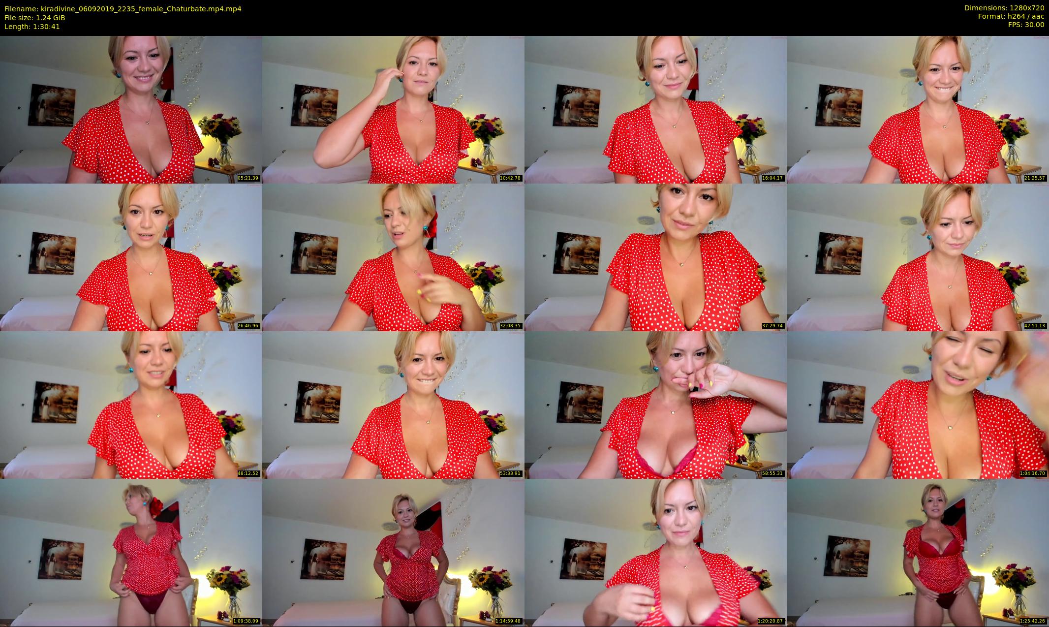 kiradivine — 91 minute Chaturbate female cam show recording, 720p, Sep 6, 2019