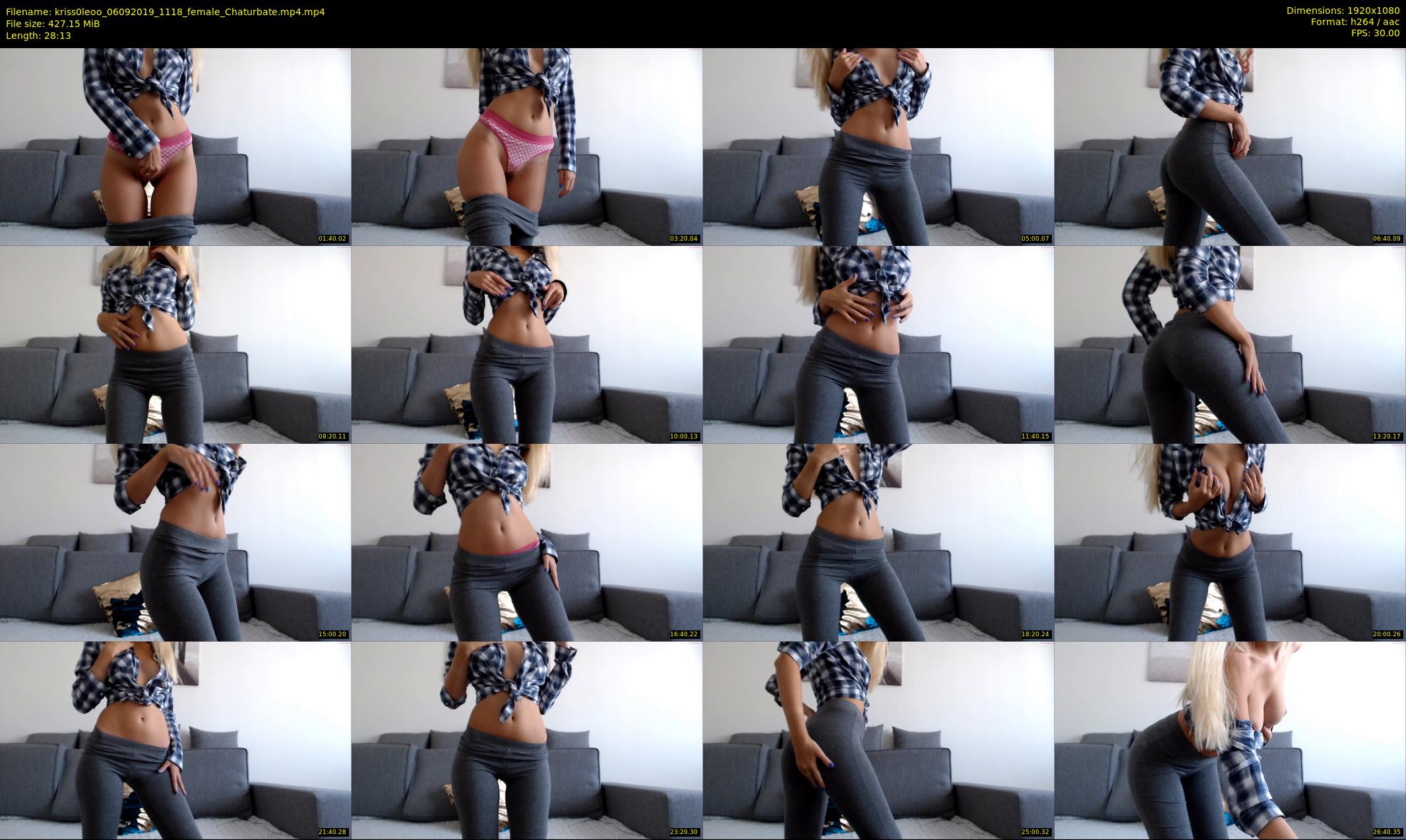 kriss0leoo — 29 minute Chaturbate couple cam show recording, 1080p, Sep 6, 2019