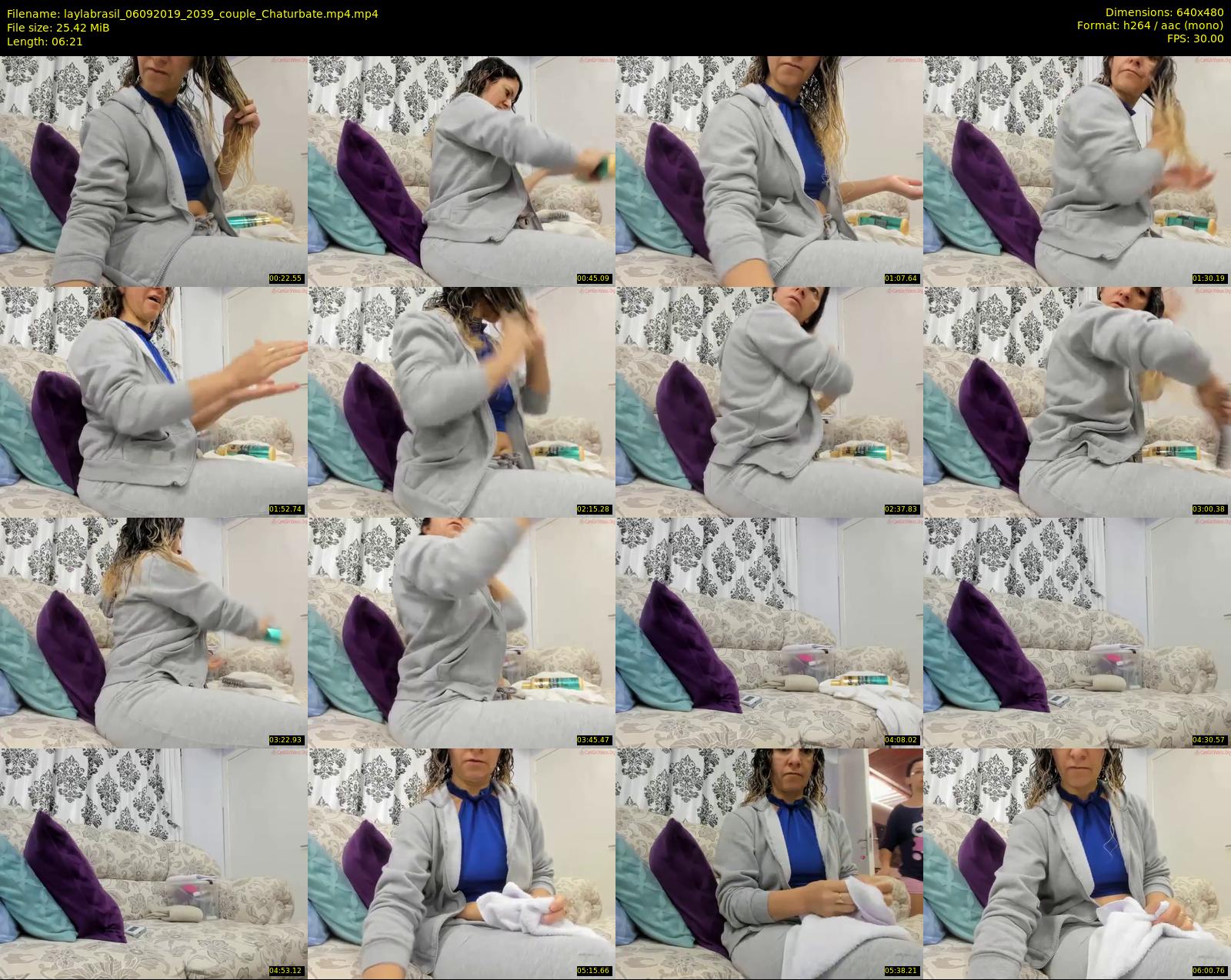 laylabrasil — 7 minute Chaturbate female cam show recording, 480p, Sep 6, 2019