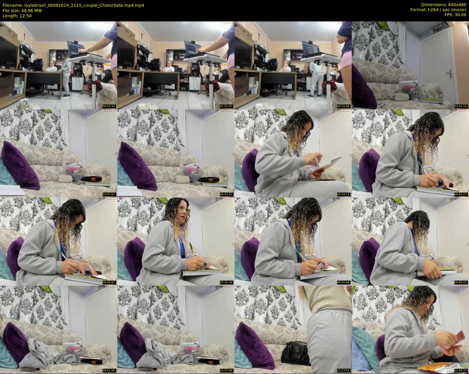 laylabrasil — 13 minute Chaturbate female cam show recording, 480p, Sep 6, 2019