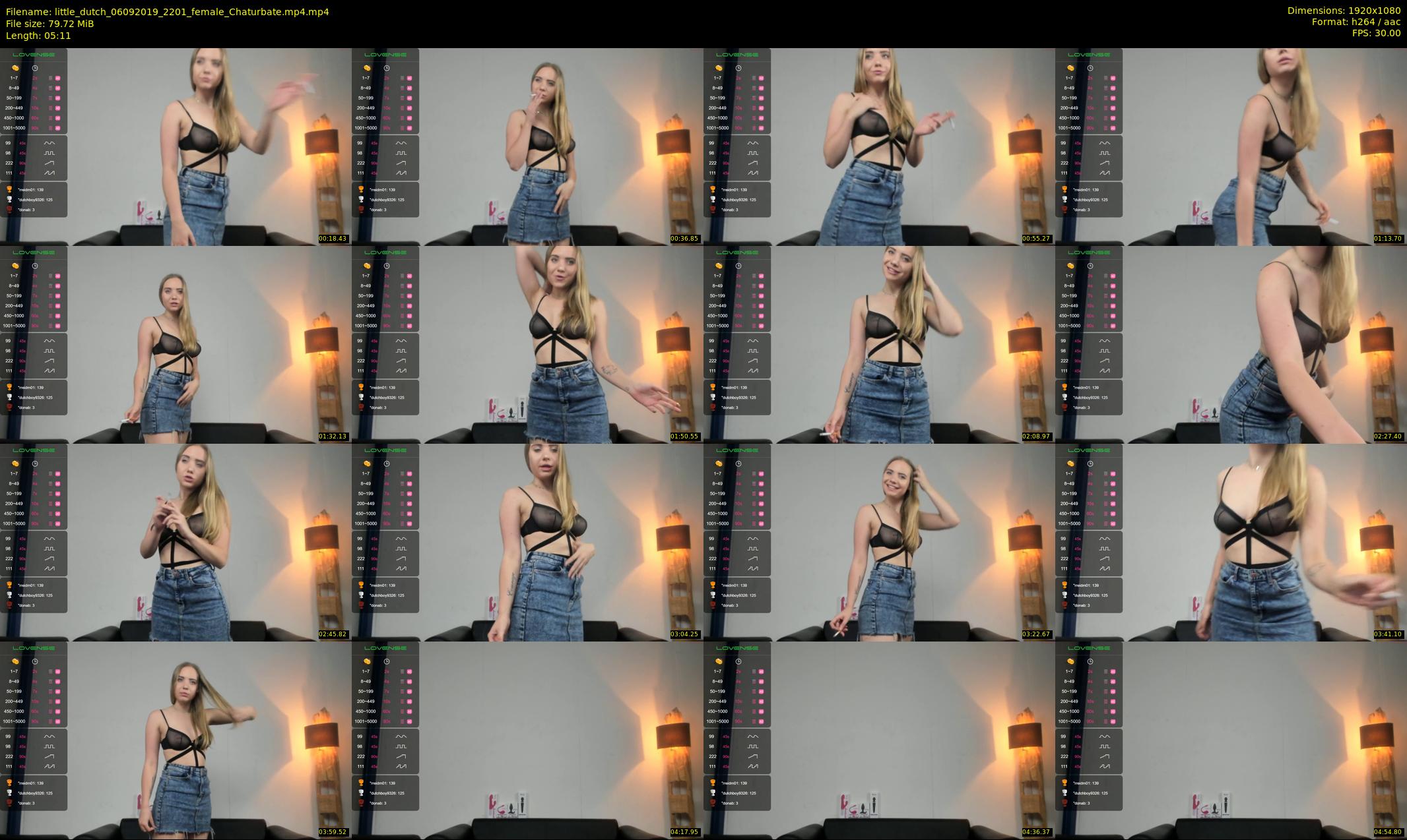 little_dutch — 6 minute Chaturbate female cam show recording, 1080p, Sep 6, 2019