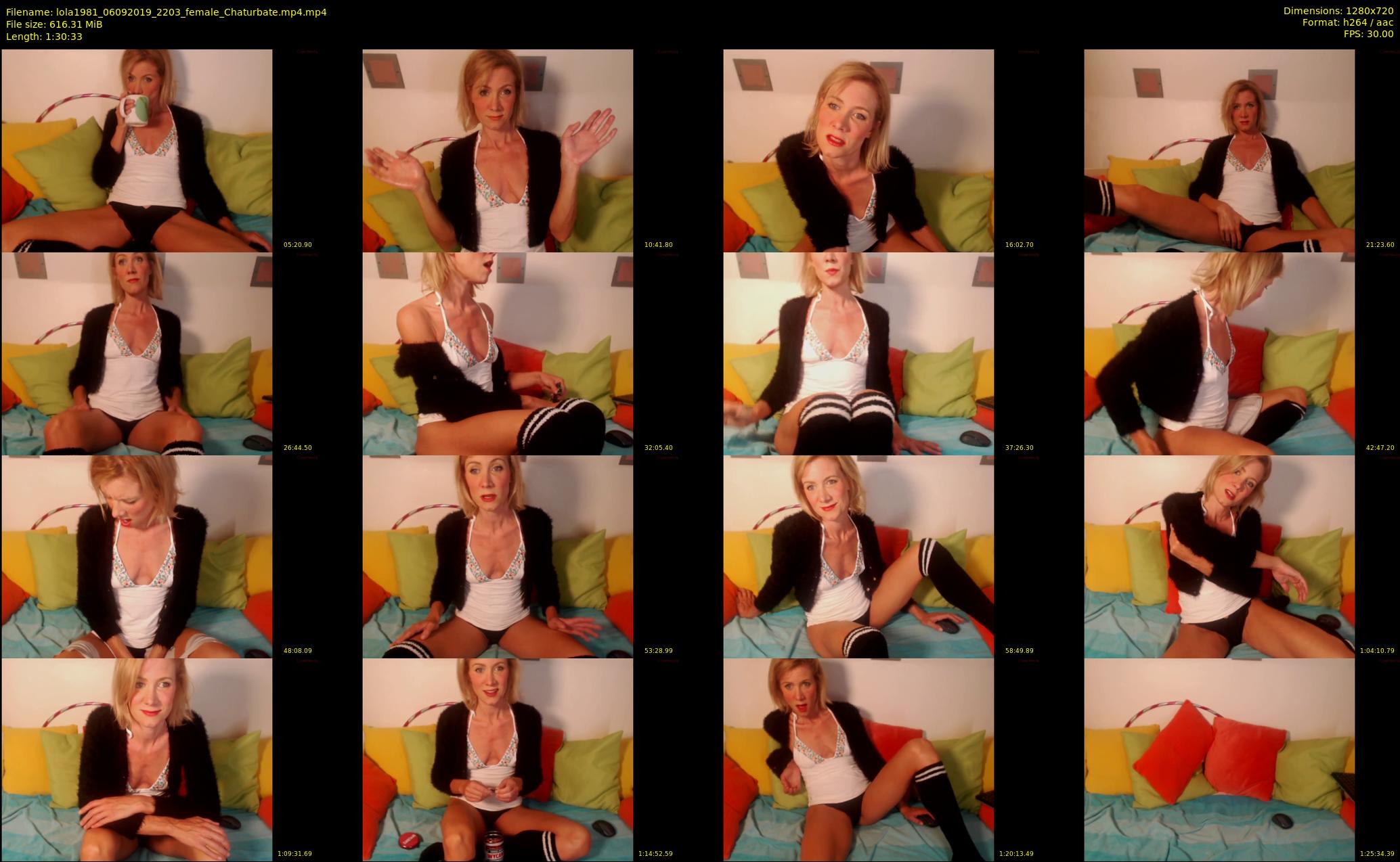 lola1981 — 91 minute Chaturbate female cam show recording, 720p, Sep 6, 2019