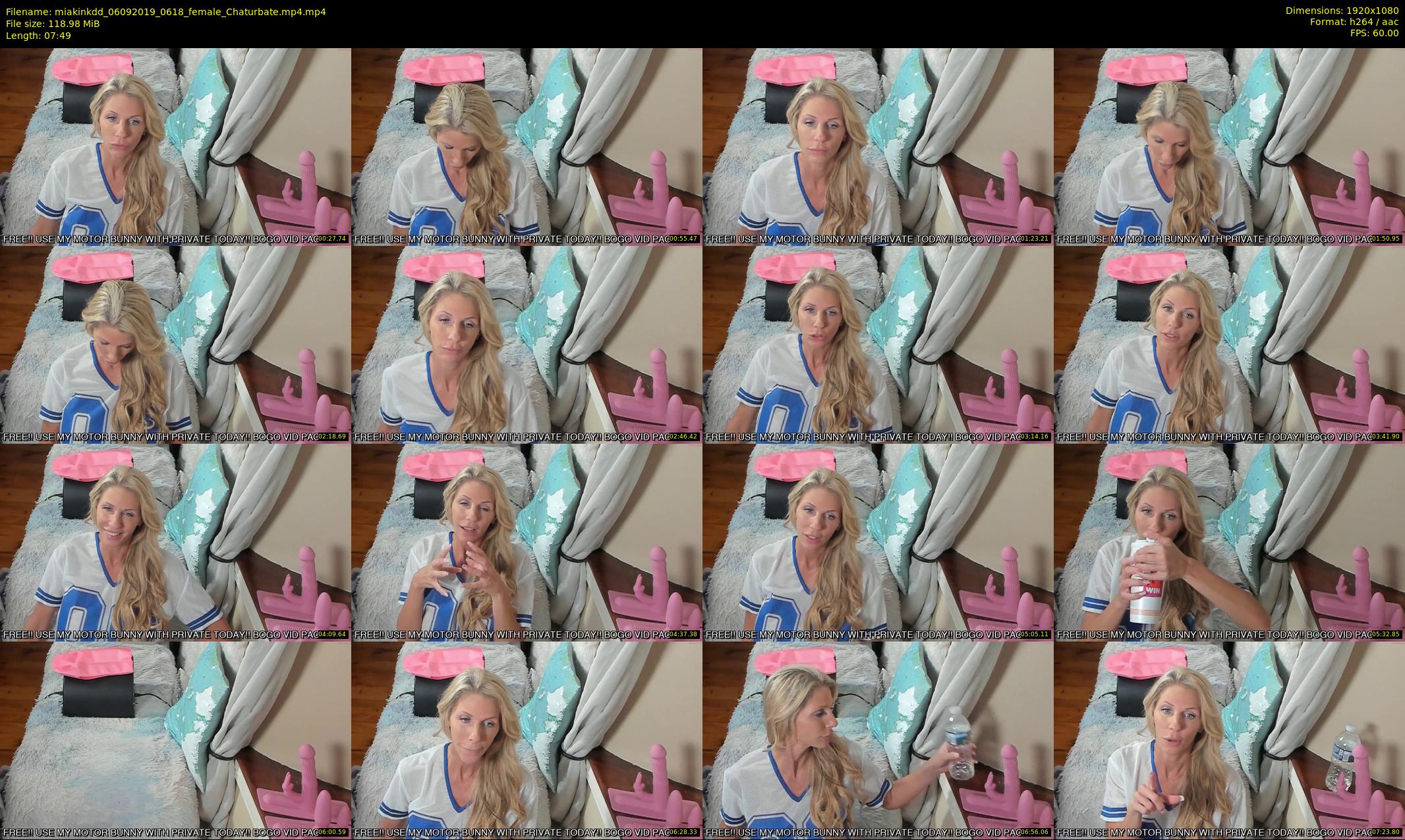 miakinkdd — 8 minute Chaturbate female cam show recording, 1080p, Sep 6, 2019