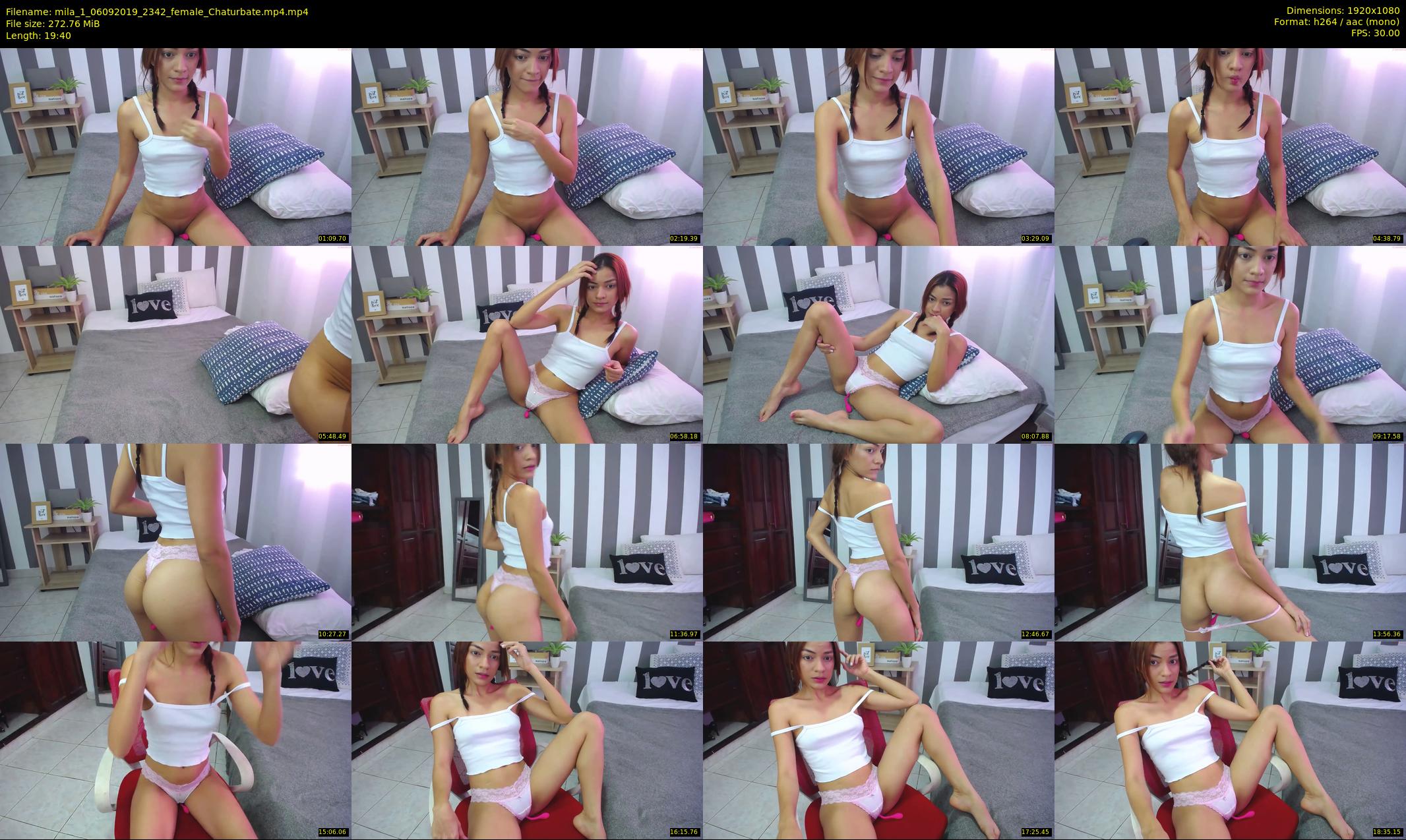 mila_1 — 20 minute Chaturbate female cam show recording, 1080p, Sep 6, 2019