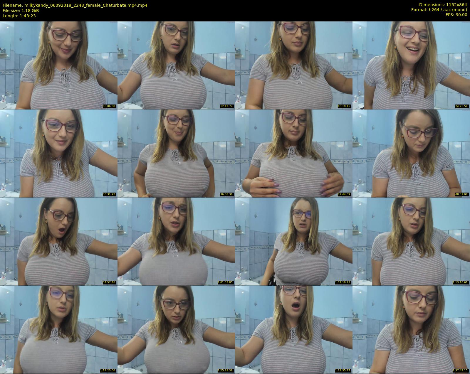 milkykandy — 104 minute Chaturbate female cam show recording, 720p, Sep 6, 2019