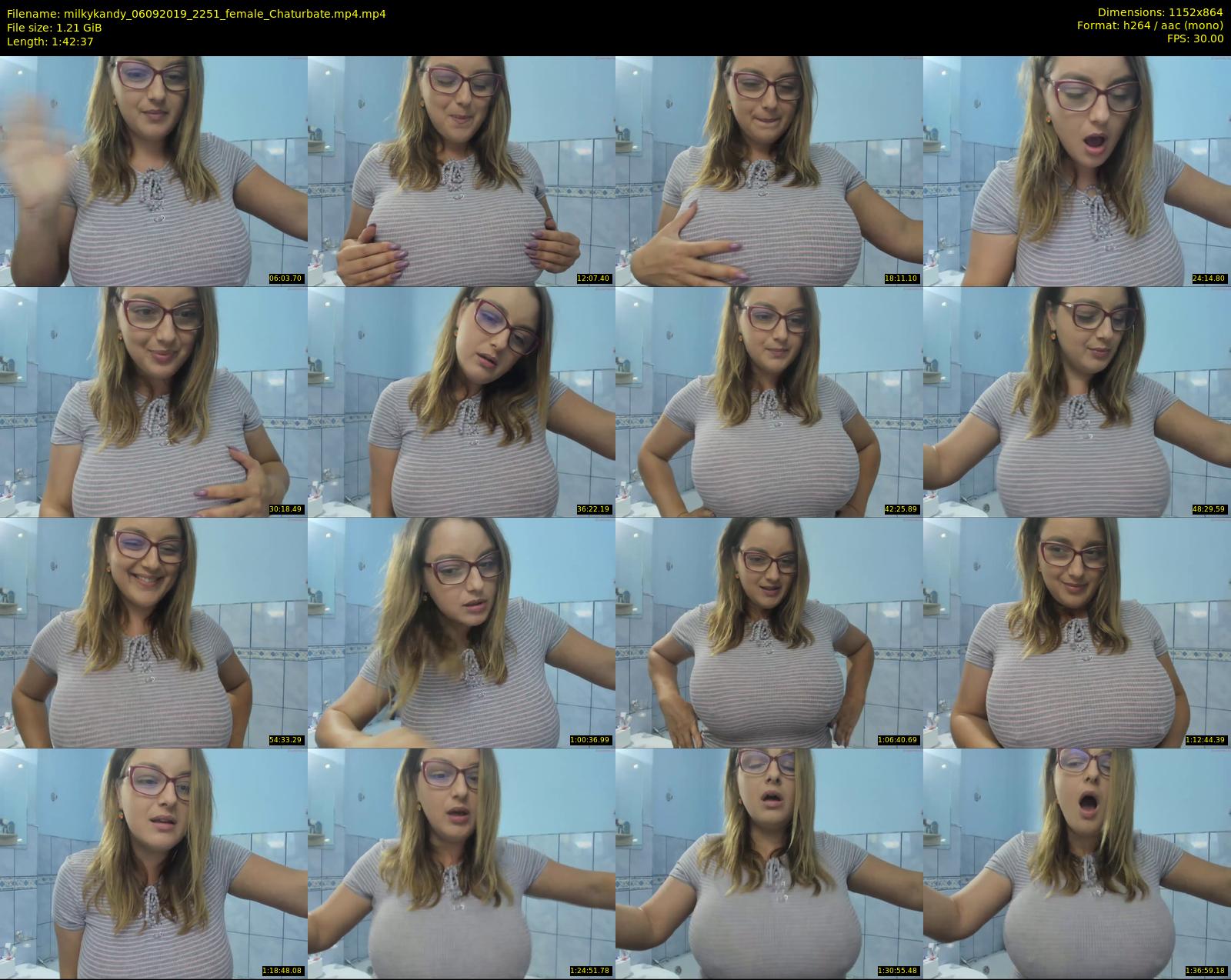 milkykandy — 103 minute Chaturbate female cam show recording, 720p, Sep 6, 2019