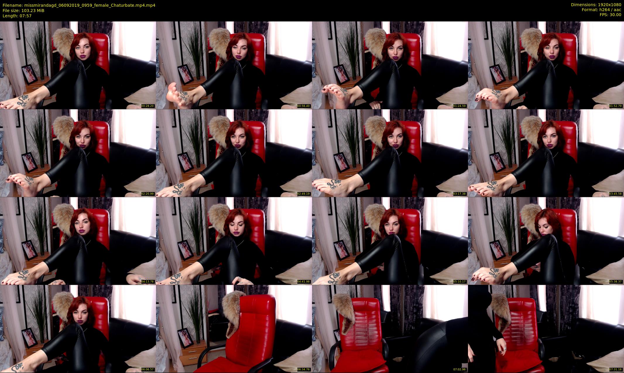 missmirandagd — 8 minute Chaturbate female cam show recording, 1080p, Sep 6, 2019