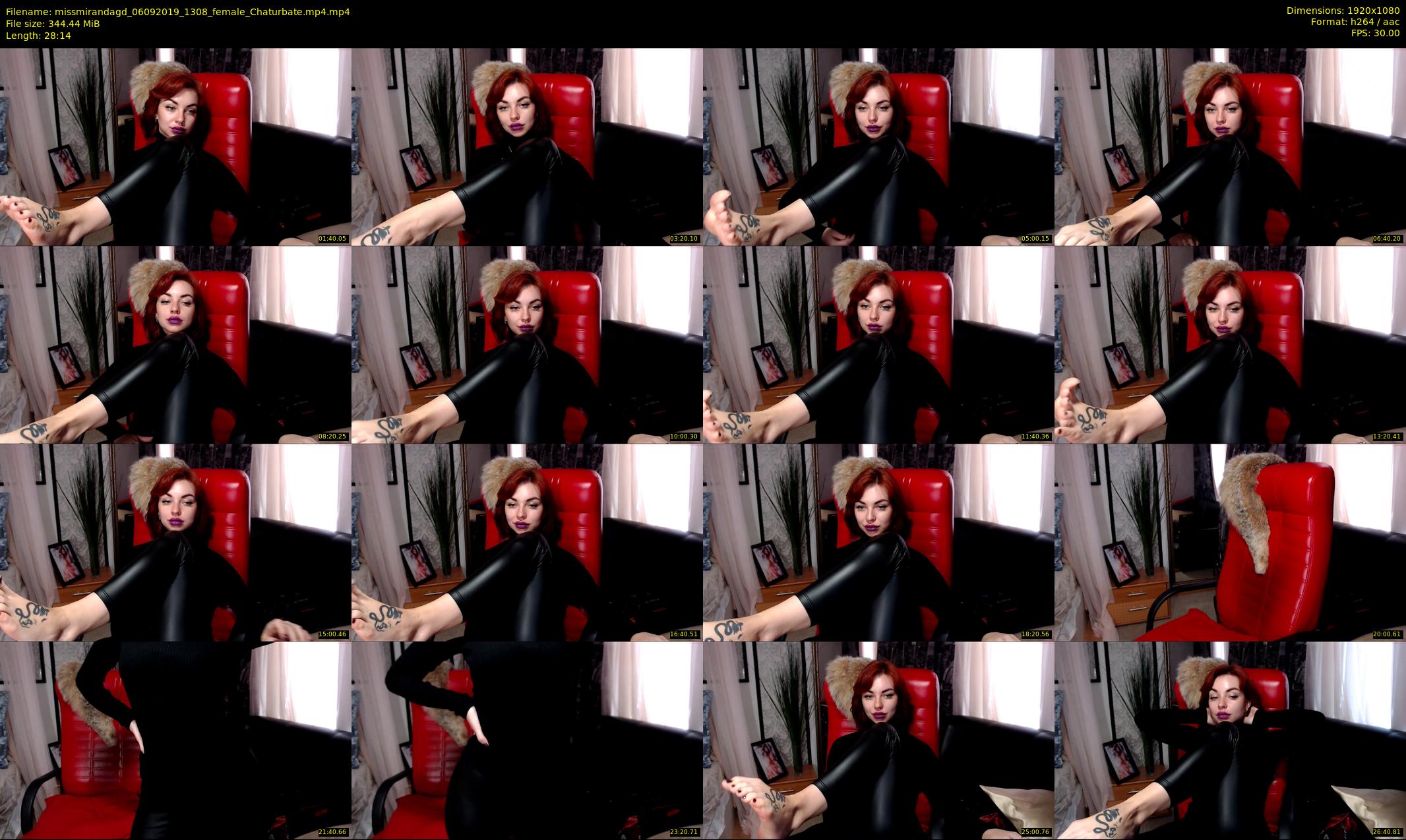missmirandagd — 29 minute Chaturbate female cam show recording, 1080p, Sep 6, 2019