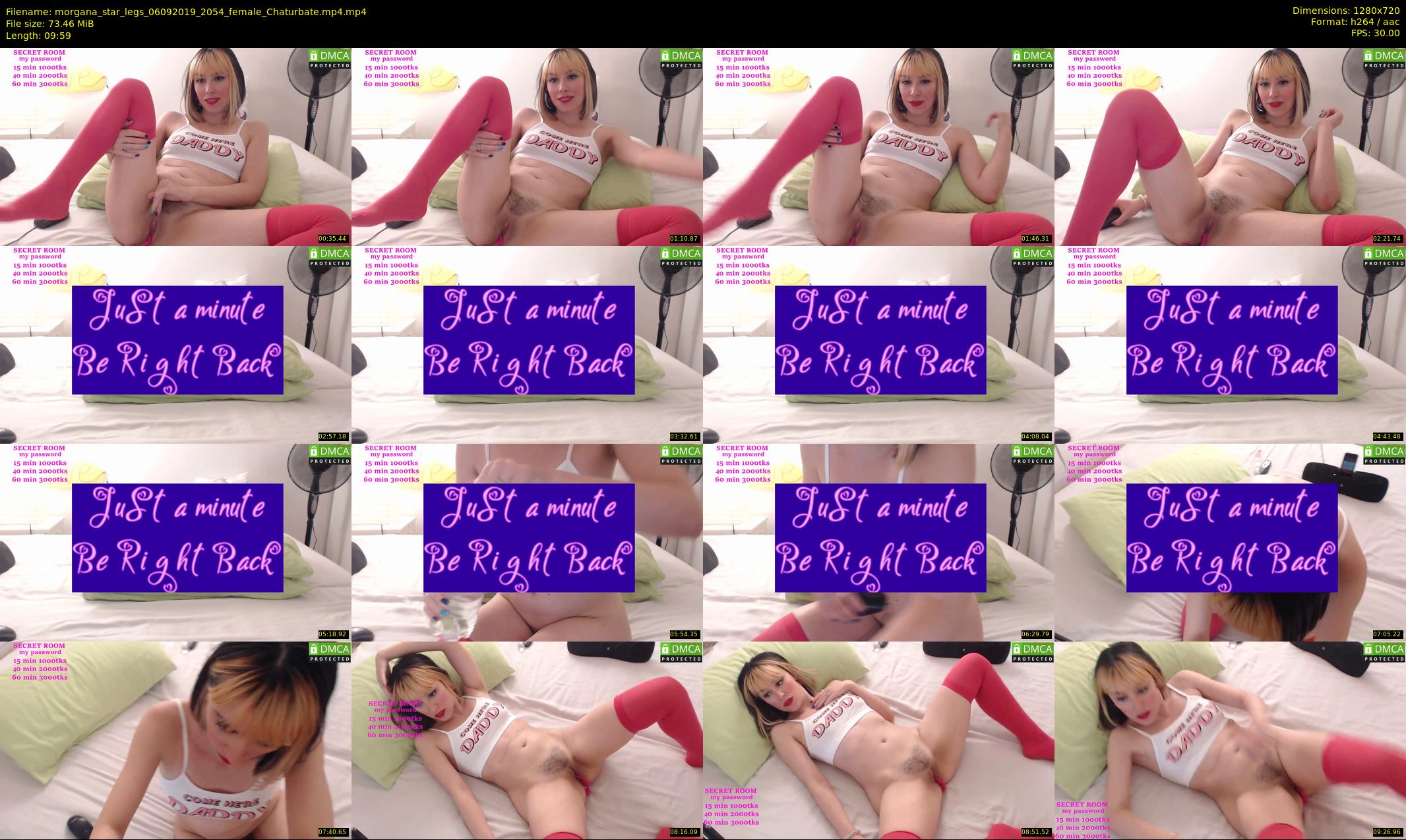 morgana_star_legs — 10 minute Chaturbate female cam show recording, 720p, Sep 6, 2019
