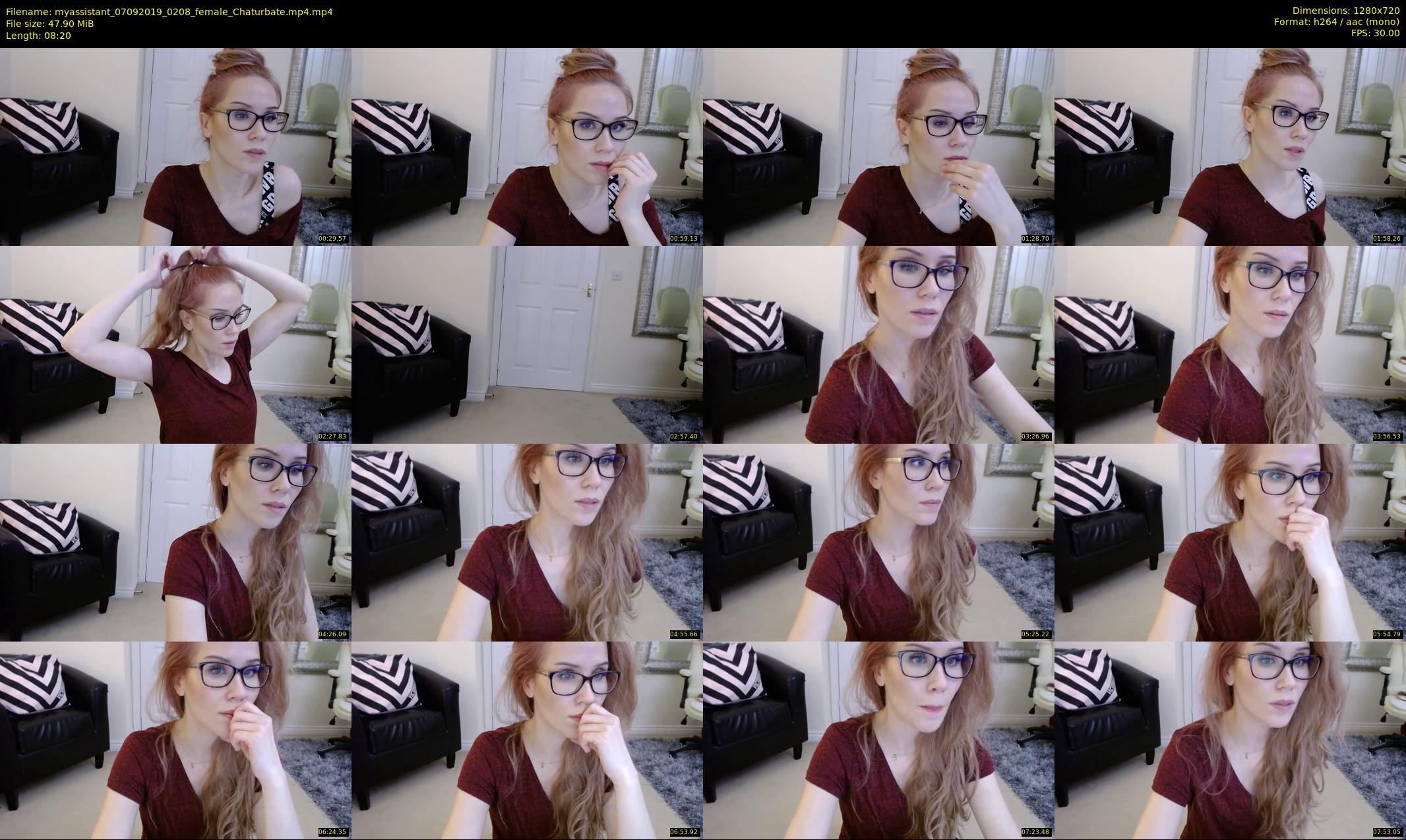 myassistant — 9 minute Chaturbate female cam show recording, 720p, Sep 7, 2019