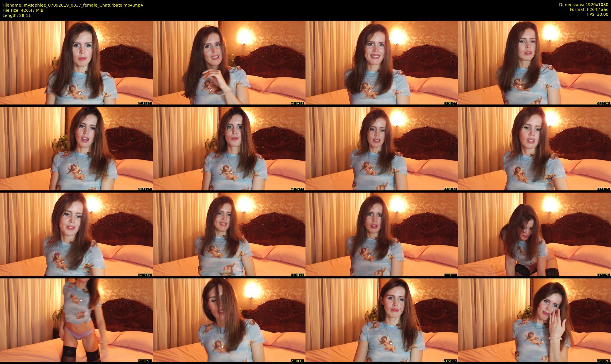 mysophiee — 29 minute Chaturbate female cam show recording, 1080p, Sep 7, 2019