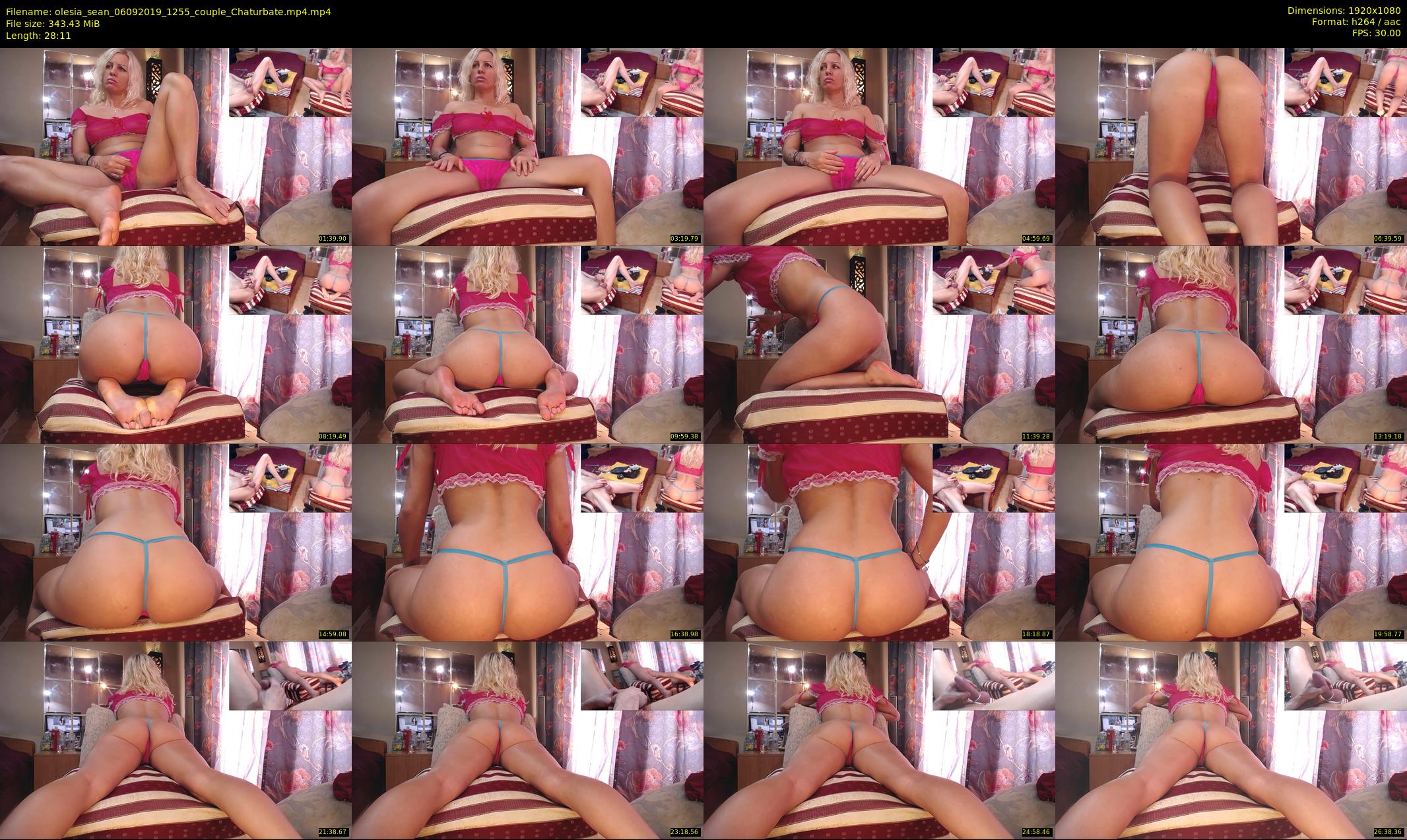olesia_sean — 29 minute Chaturbate couple cam show recording, 1080p, Sep 6, 2019